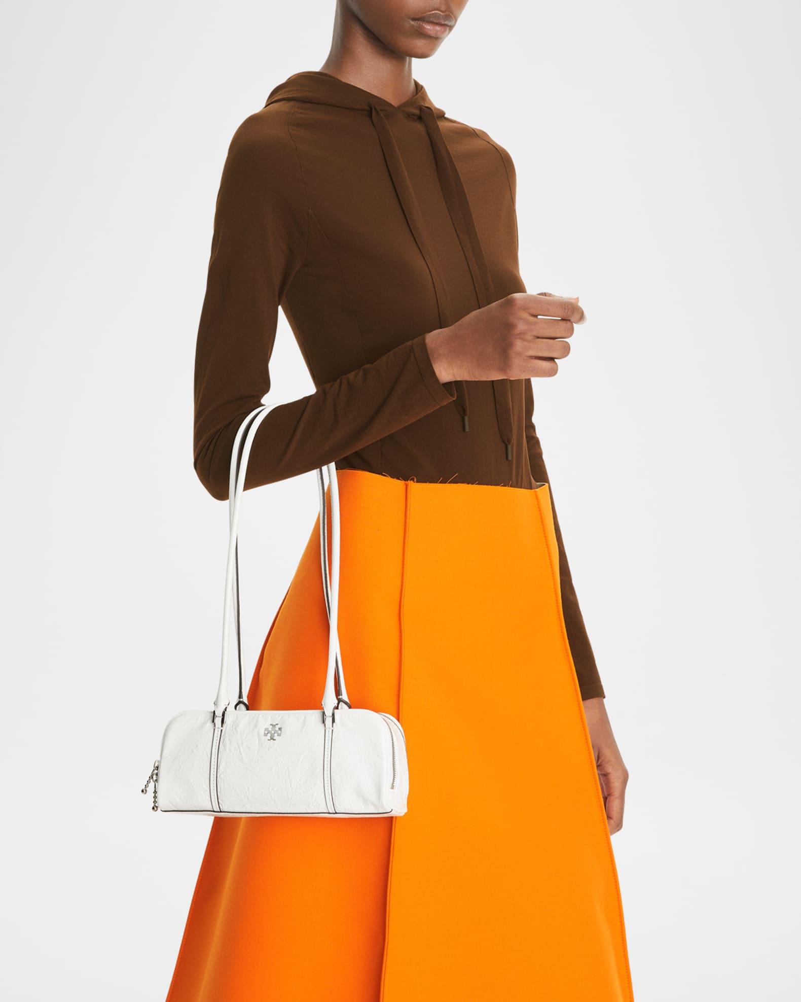 Micro Crinkled Leather Shoulder Bag Product Image