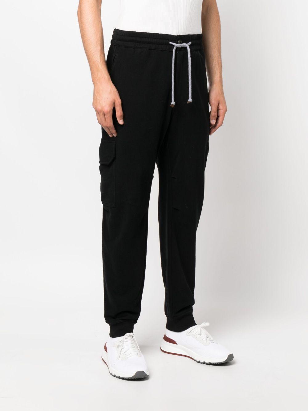 drawstring cargo cotton trousers Product Image
