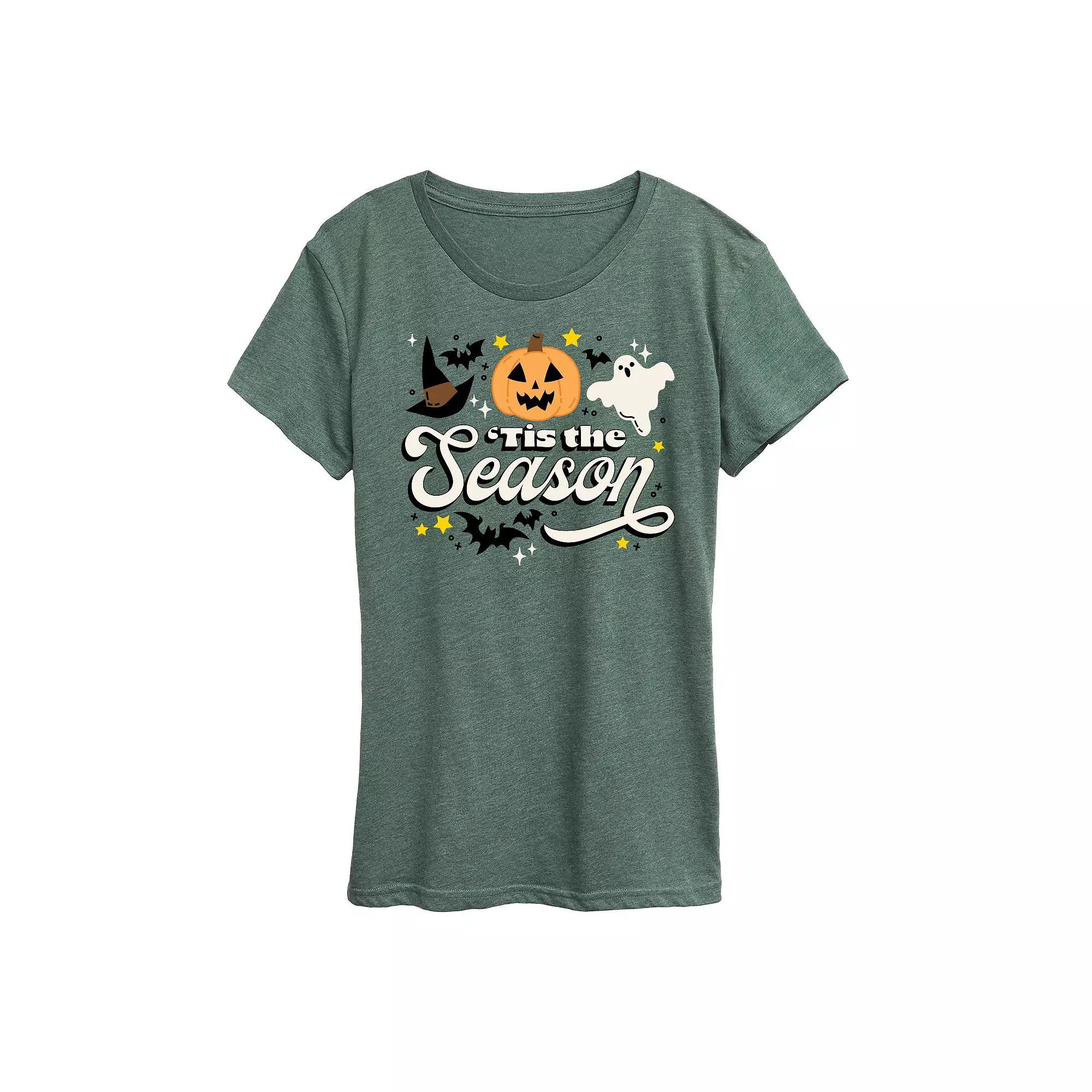 Women's 'Tis The Season Halloween Graphic Tee,  Product Image