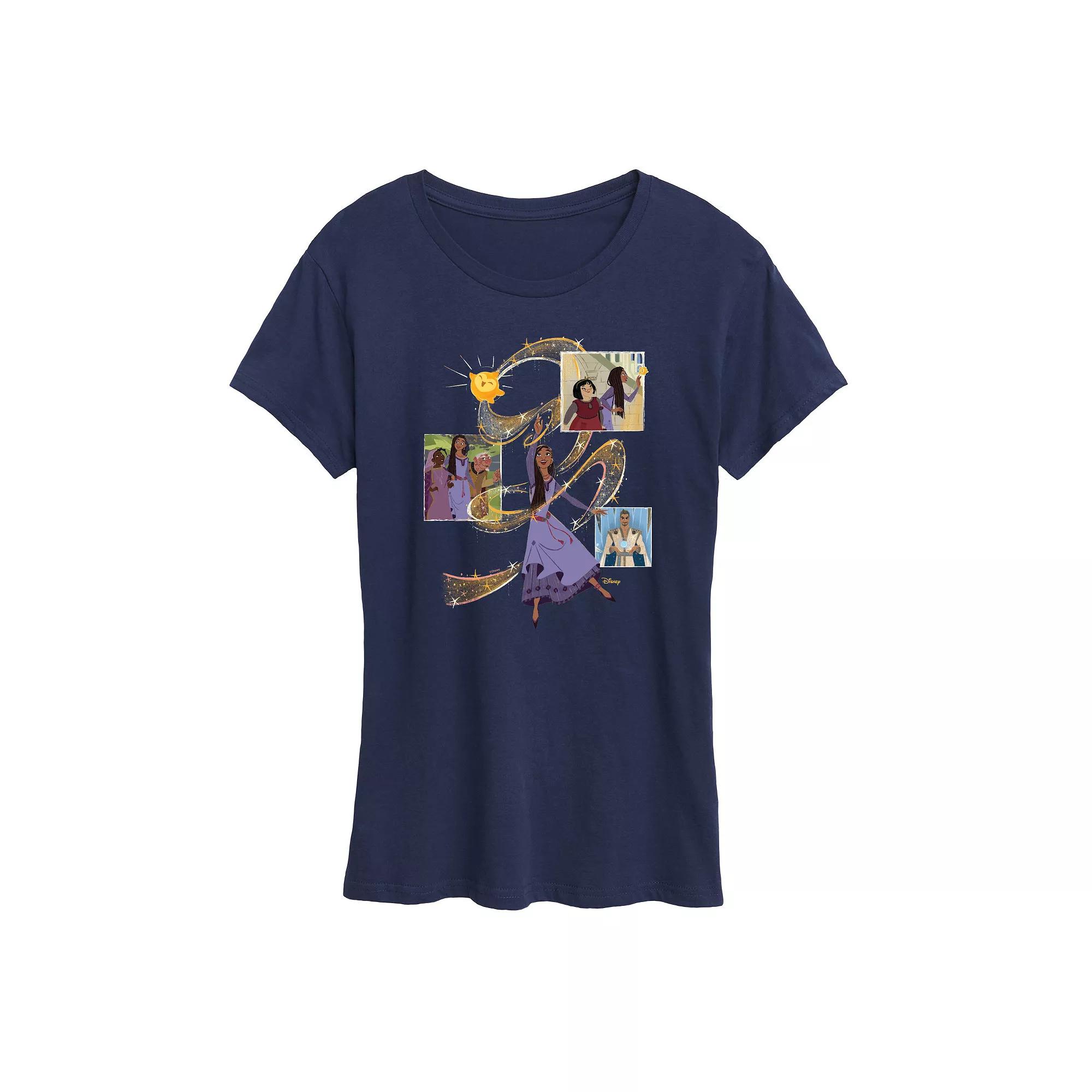 Disney's Wish Asha Women's Friends Graphic Tee, Girl's,  Product Image