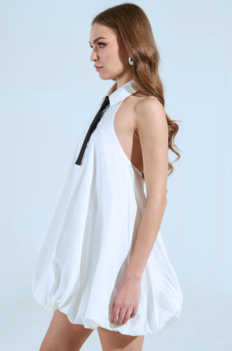 ZELDA POPLIN MINI DRESS Product Image