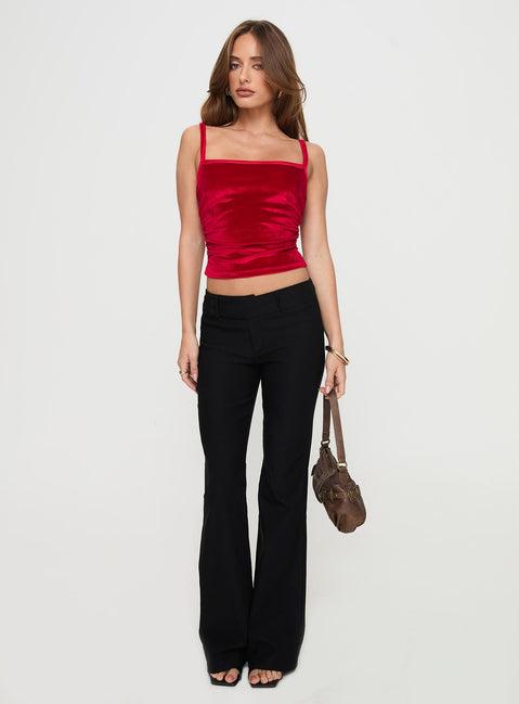 Say It Loud Top Red Product Image