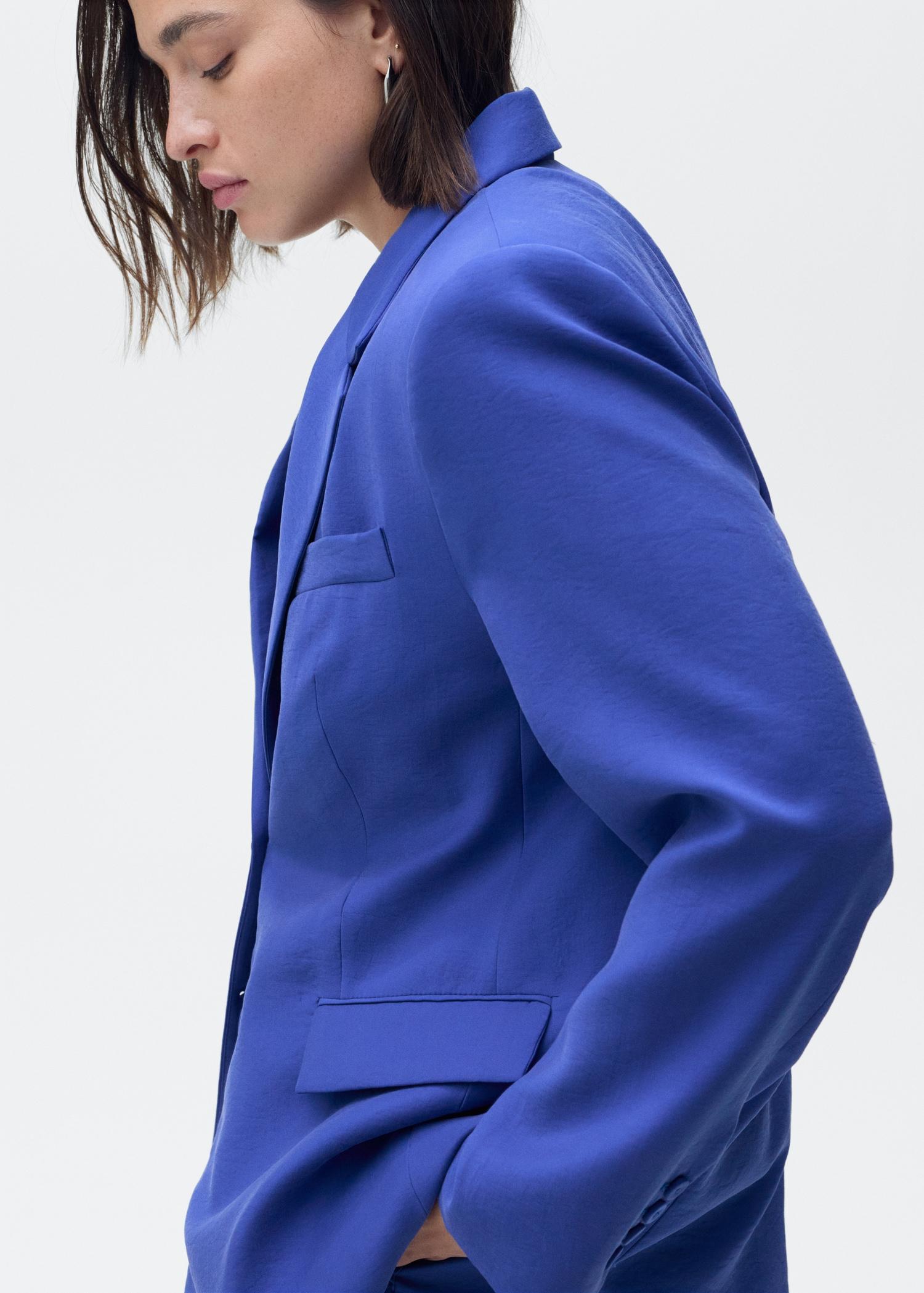 Structured suit jacket - Women | MANGO USA Product Image