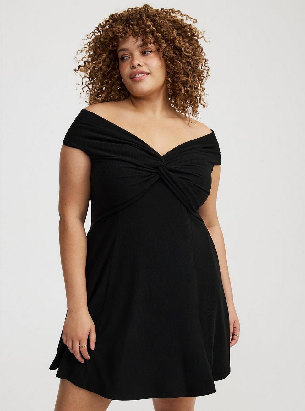 Off-Shoulder Mini Dress Product Image