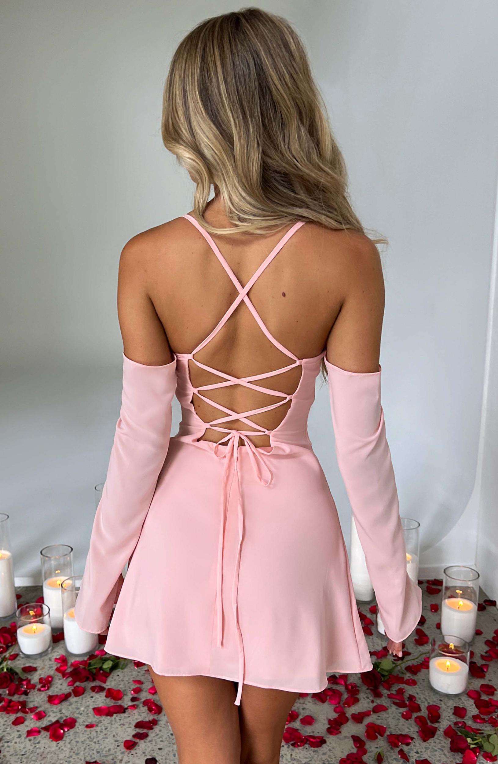 Fiona Mini Dress - Blush Product Image