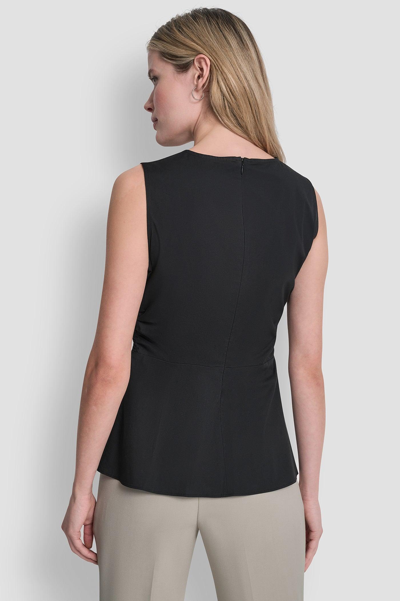 FRONT RUCHED SLEEVELESS TOP Product Image