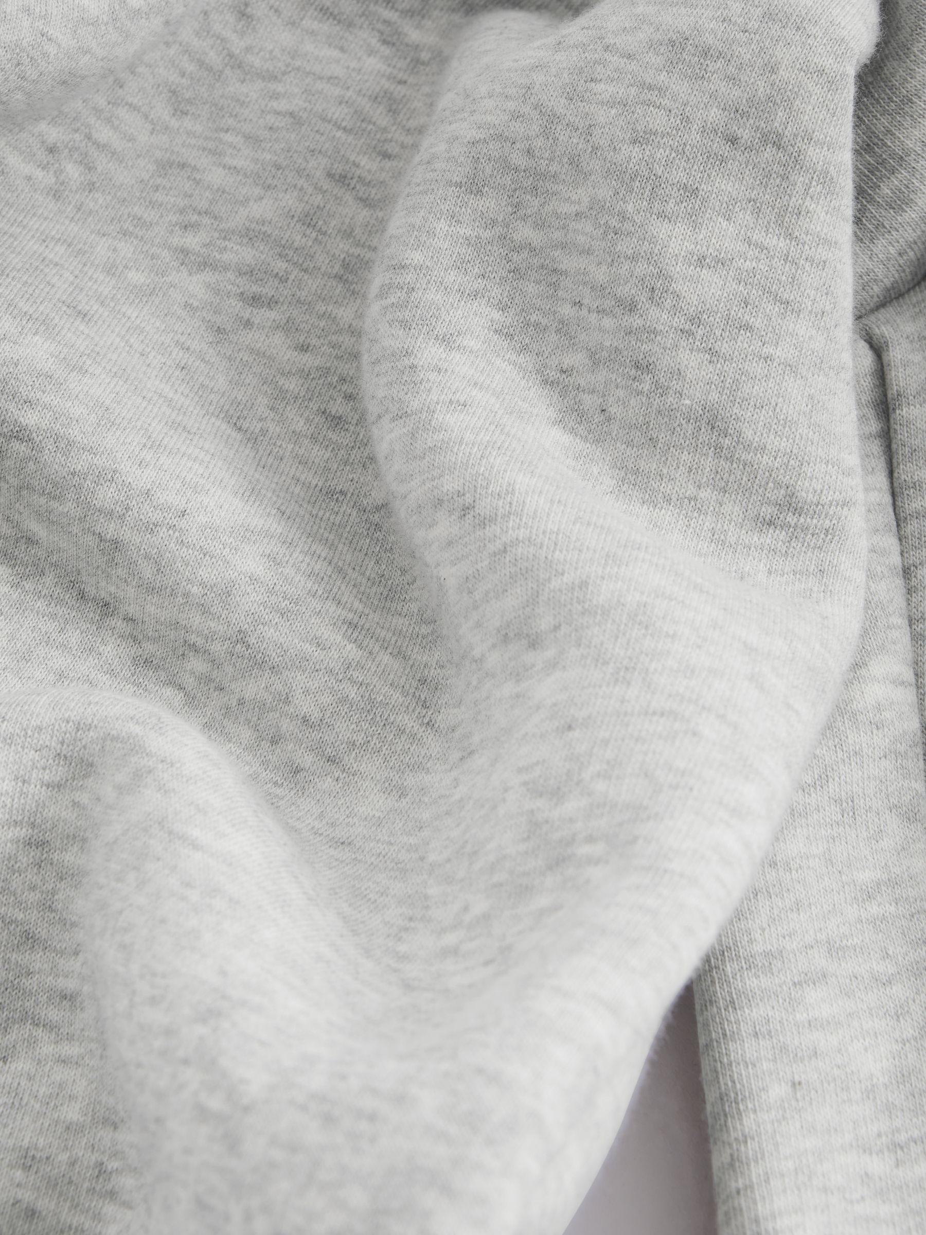 Good American Cotton Blend Wide Leg Joggers in Grey Product Image