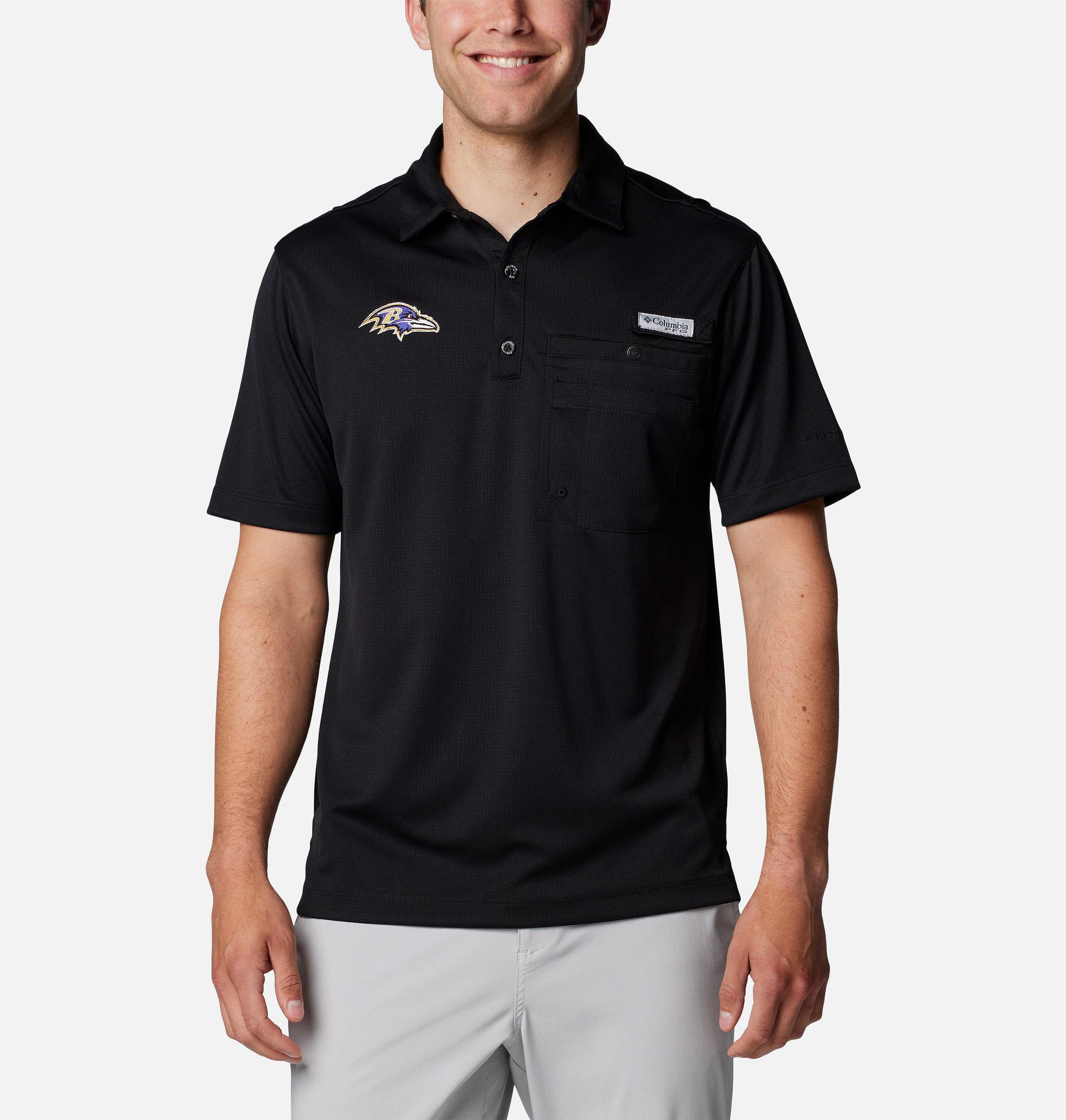 Columbia Mens PFG Flycaster Pocket Polo- Product Image
