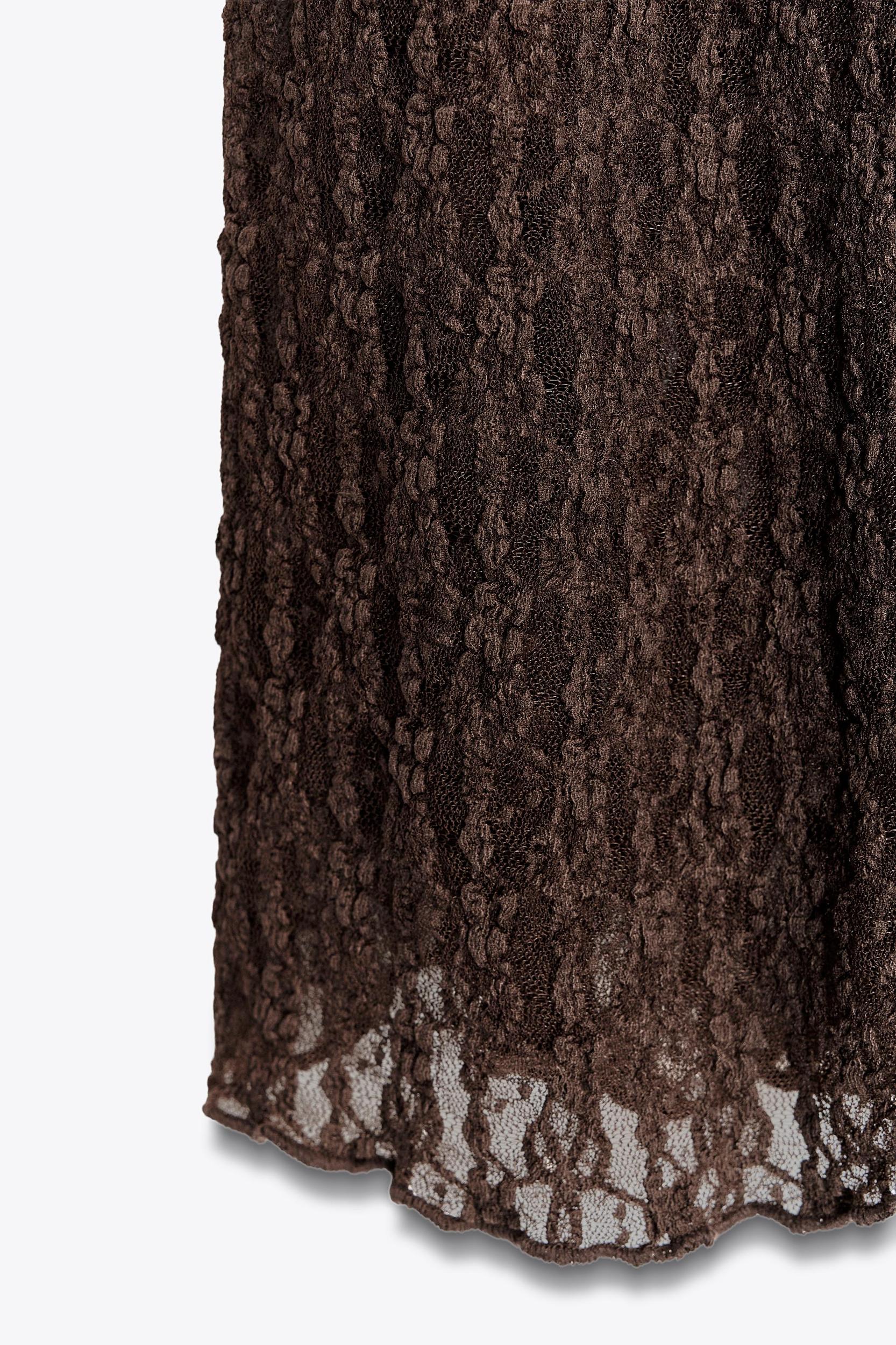 LONG LACE SKIRT Product Image