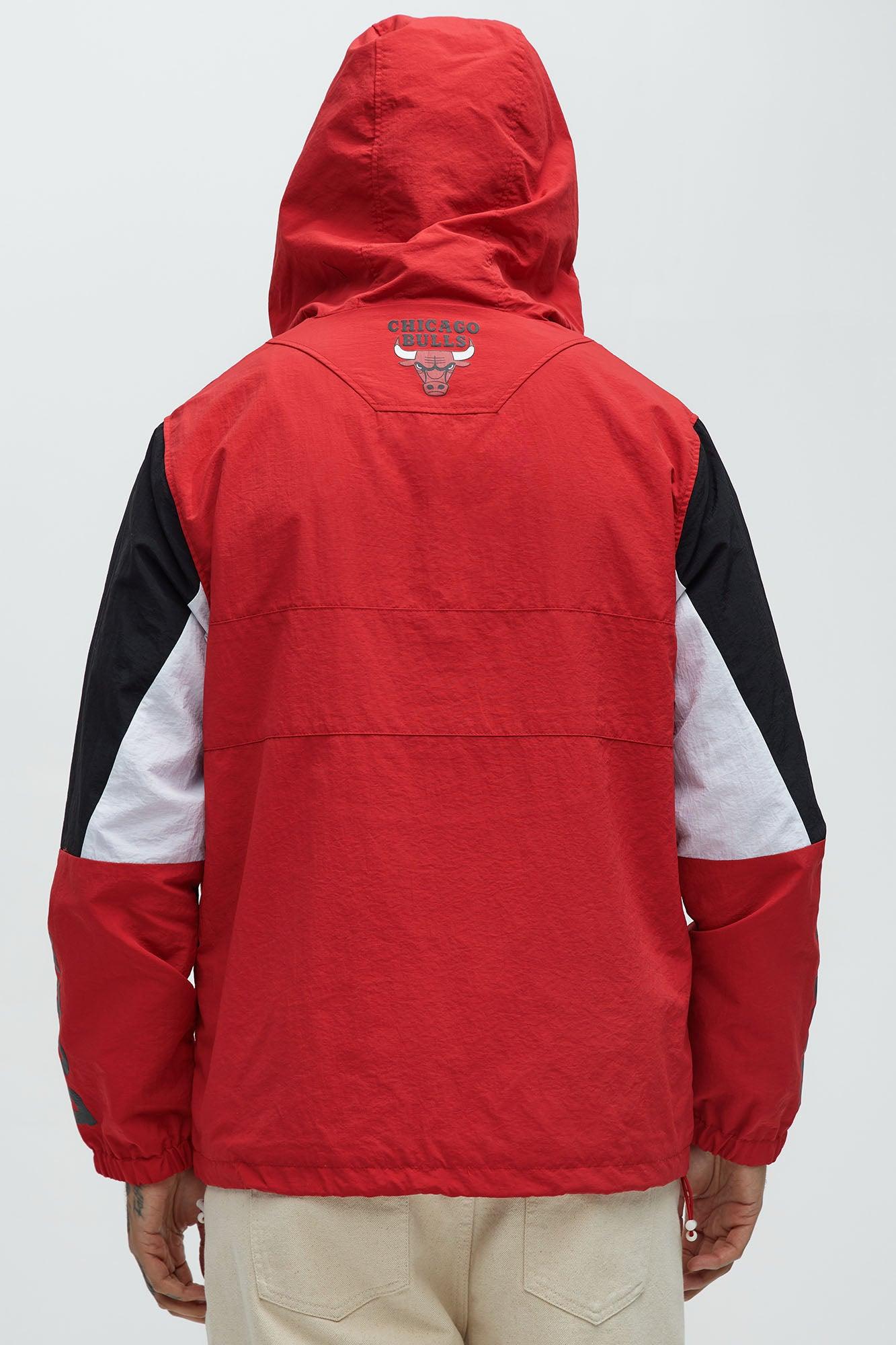 Bulls Ranger Quarter Zip Hoodie Jacket - Red Male Product Image