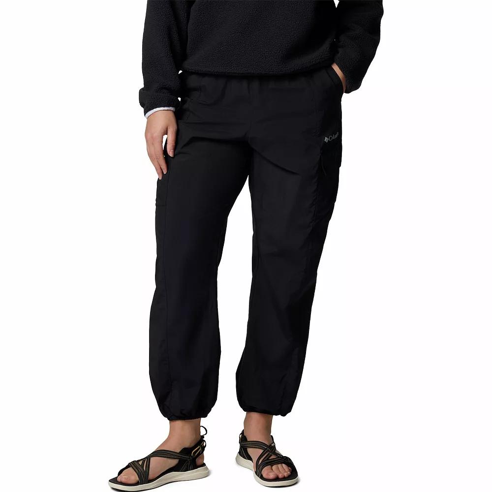 Women's Columbia Omni-SHIELD™ Midrise Sandier Parachute Pants, Size: XL, Black Product Image