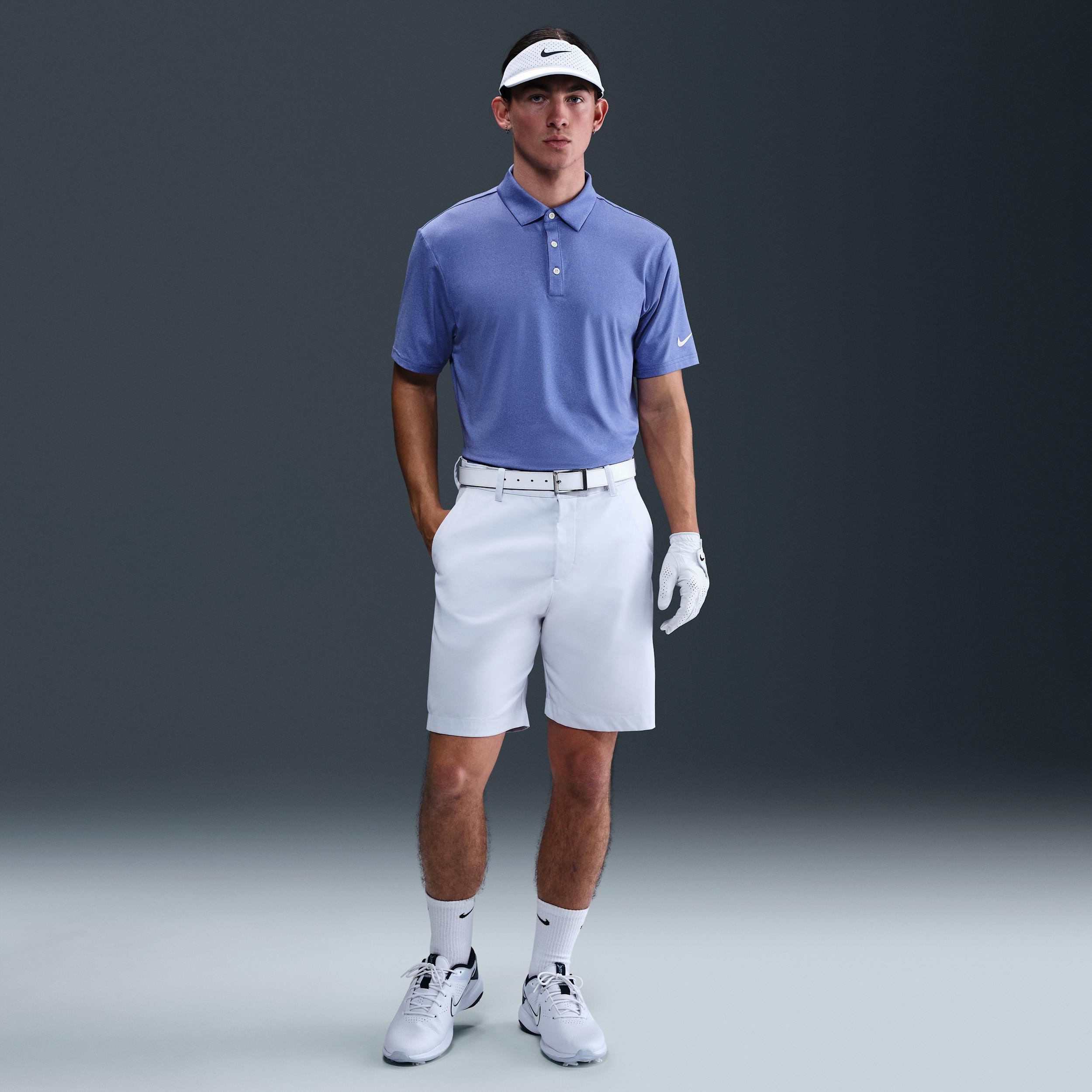 Nike Mens Tour Dri-FIT Heathered Golf Polo | FZ7489-490 Product Image