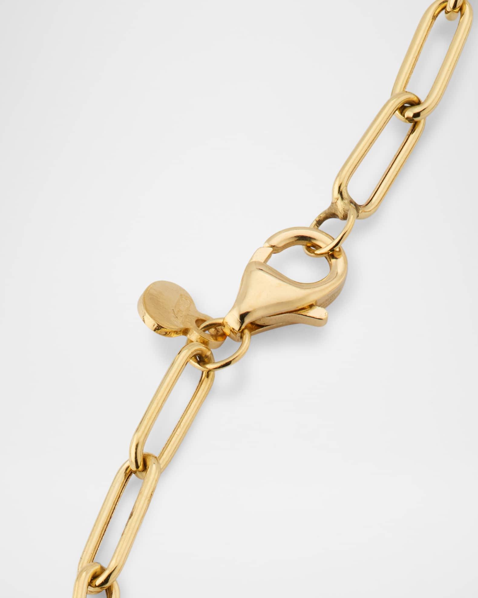 18K Manhattan Emerald-Cut Blue Topaz Pendant Necklace Product Image