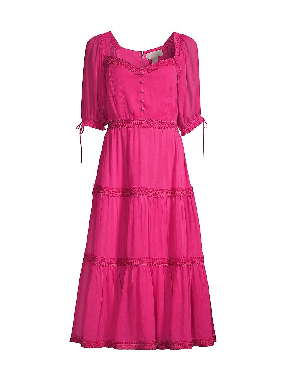 Arya - Tiered Chiffon Dress