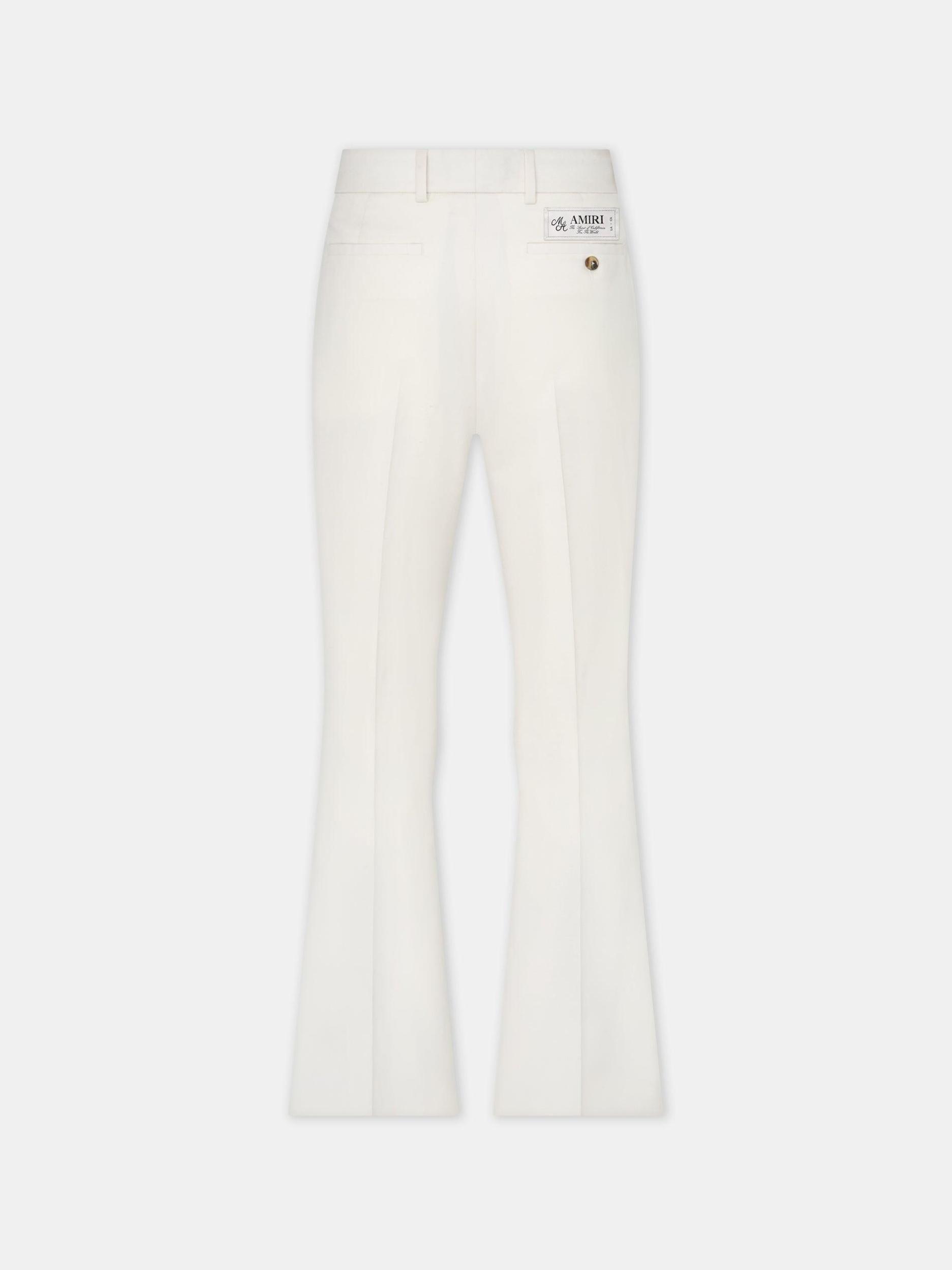 CREASED FLARE PANT - Alabaster Male Product Image