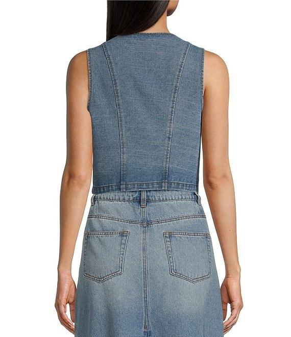 C&V Chelsea & Violet Coordinating Denim Vest Product Image