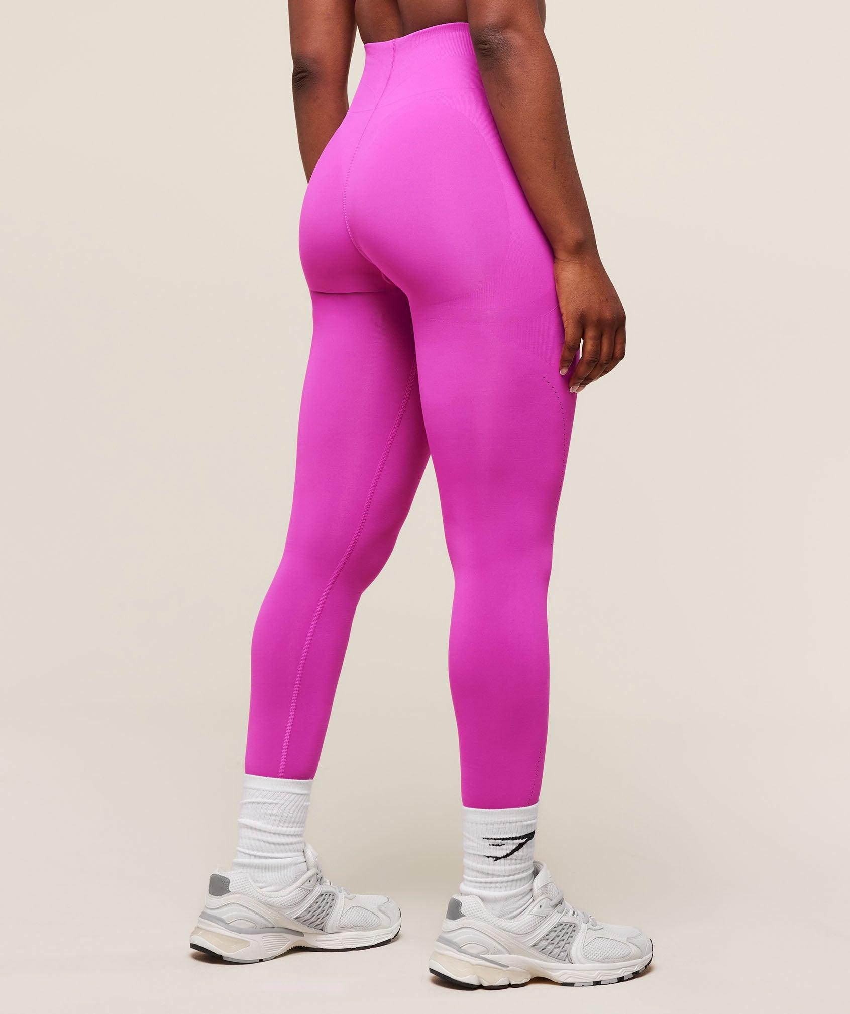 Gymshark Energised Seamless Leggings - Vibrant Pink Female Product Image