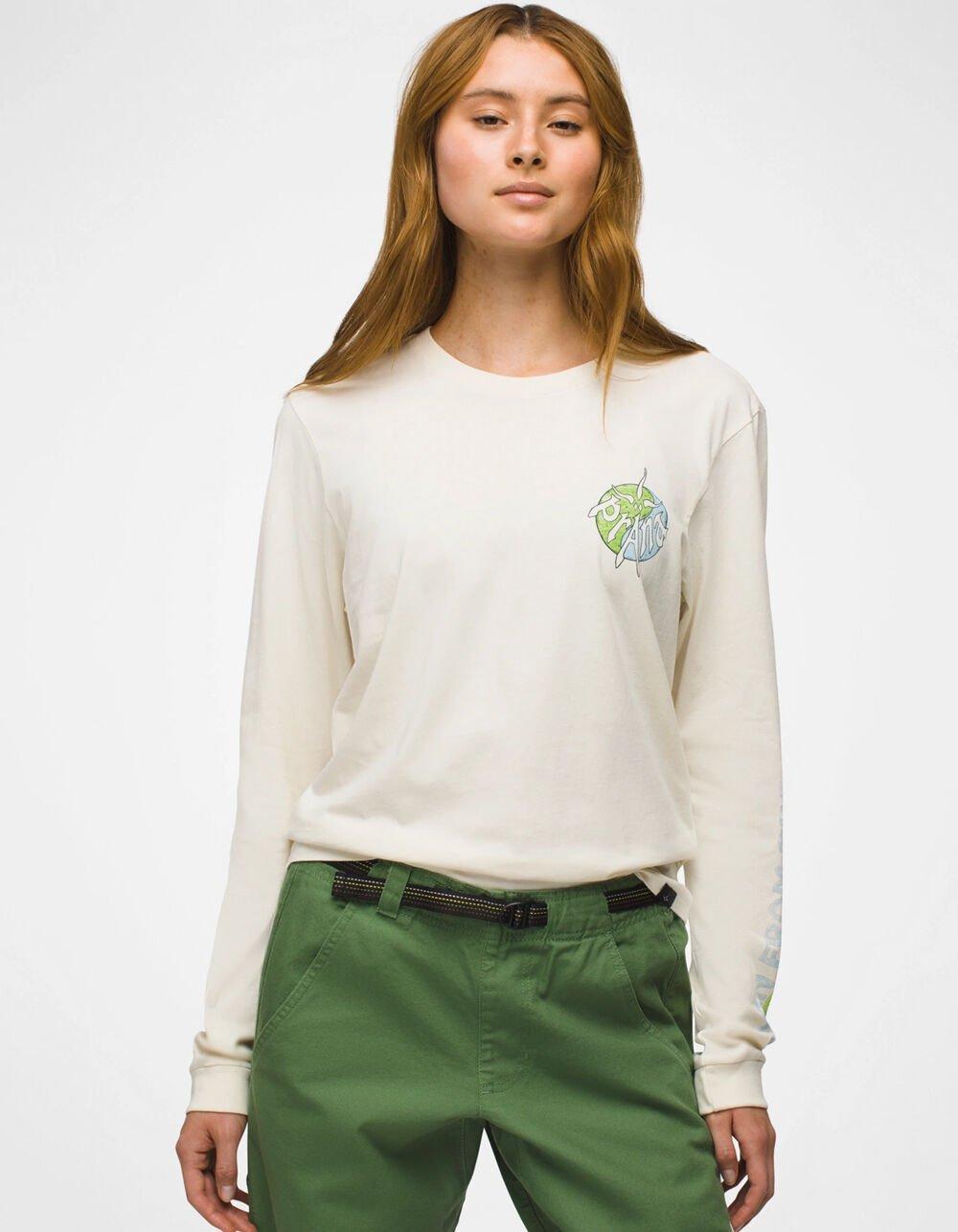 PRANA Heritage Graphic Mens Long Sleeve Tee - CREAM Product Image