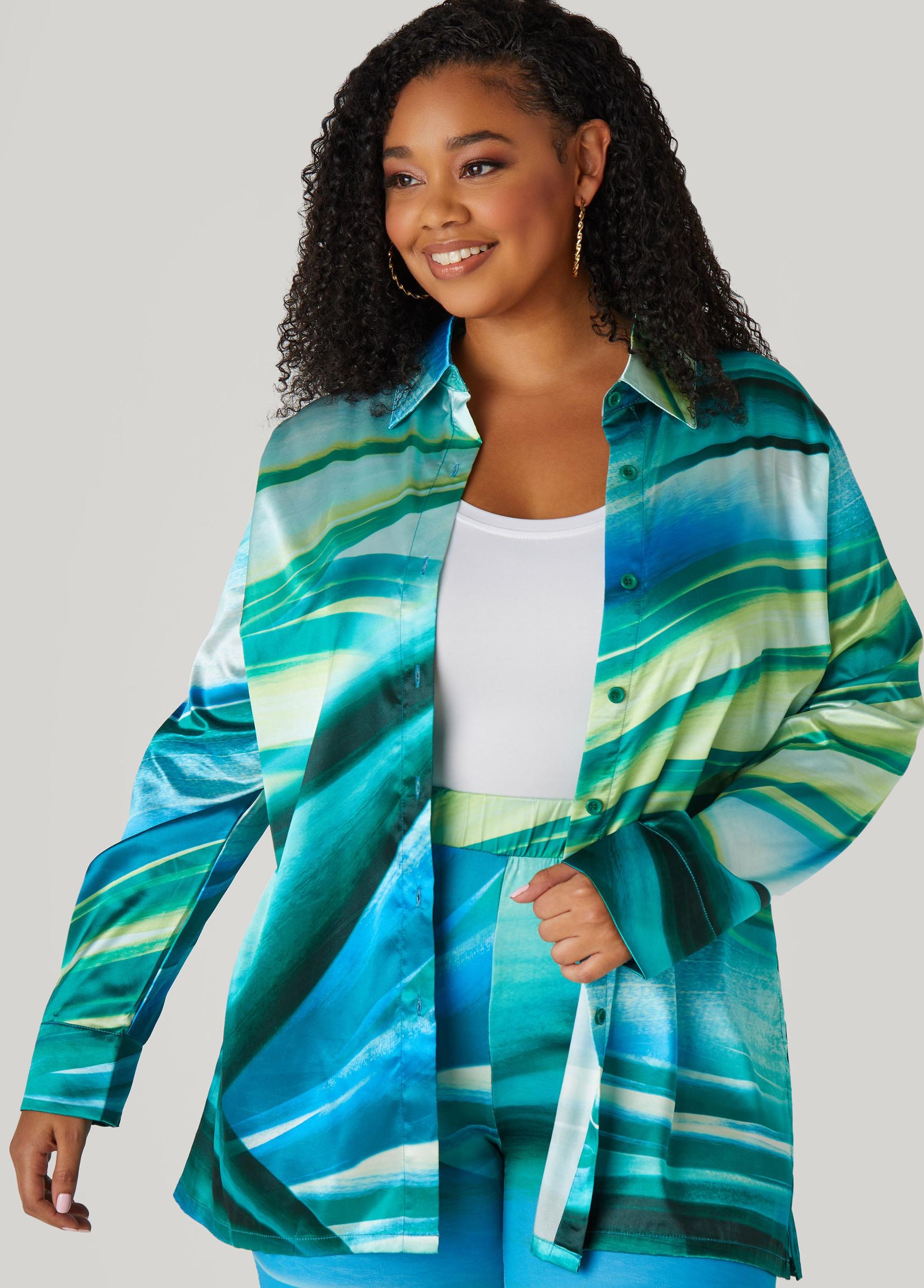 Wave Print Leggings Product Image