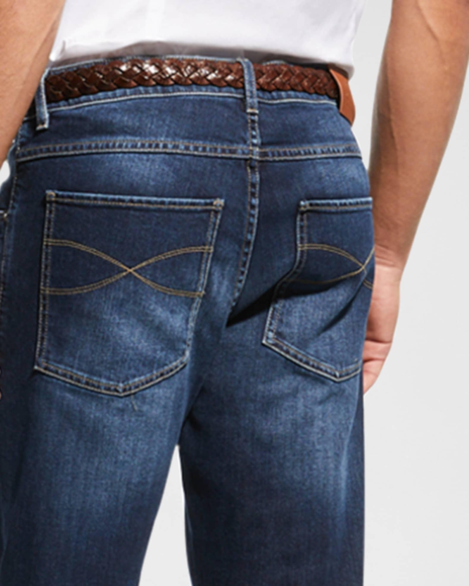 Men's 5-Pocket Denim Jeans Product Image