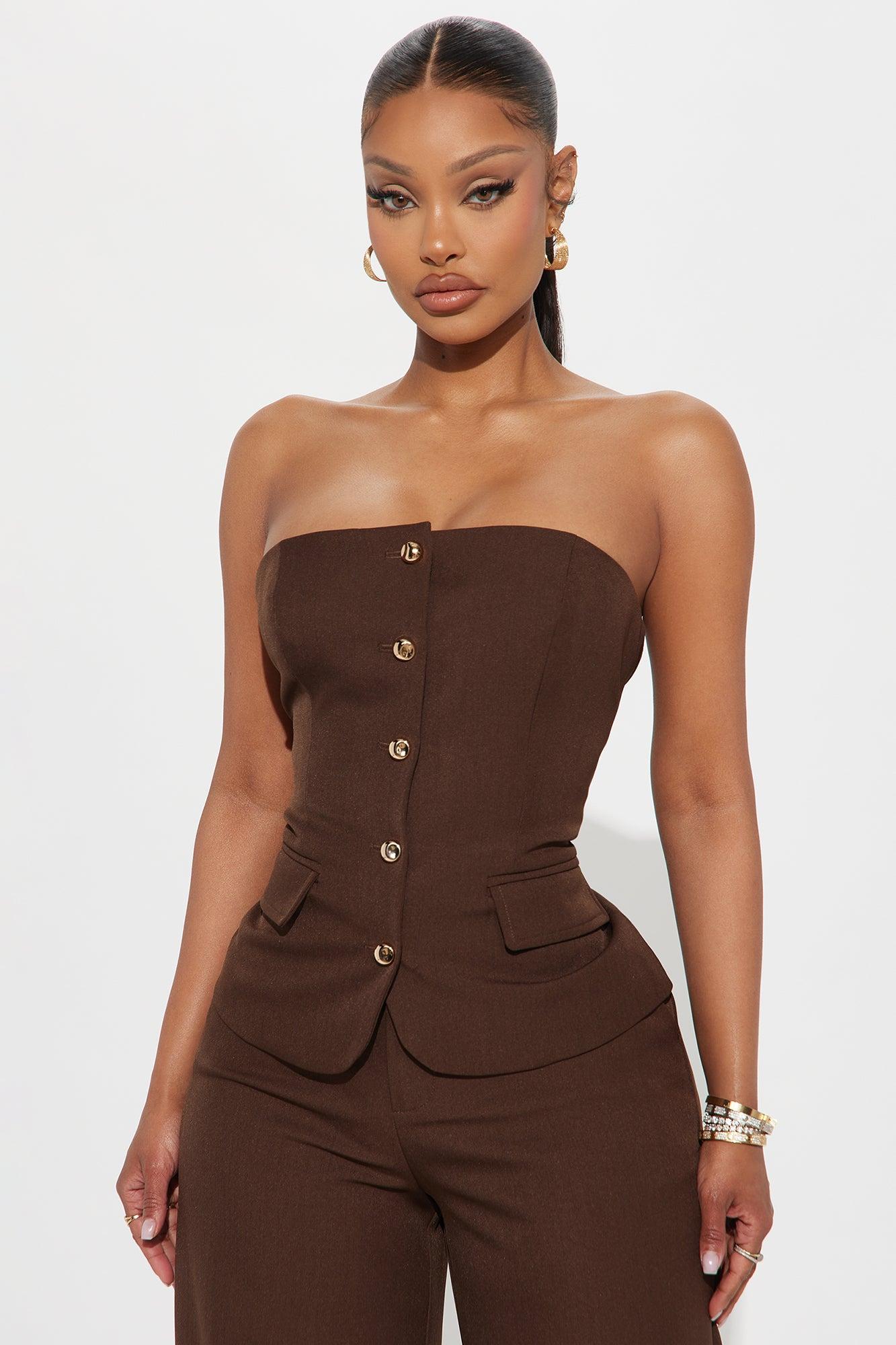 Shayla Pant Set - Chocolate Product Image