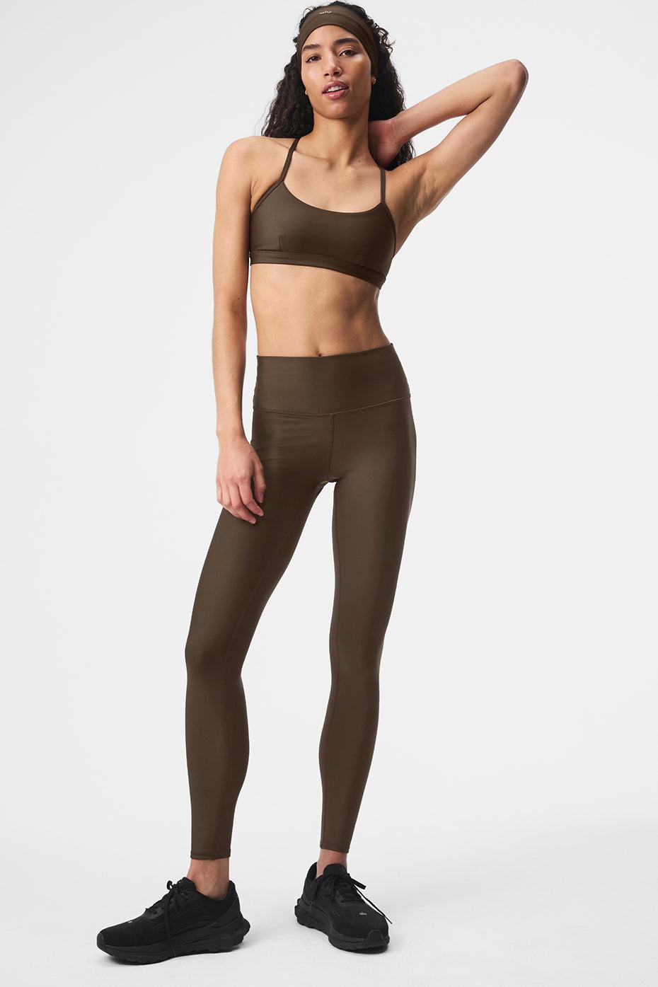 Airlift Winter Warm High-Waist Legging - Espresso Female Product Image