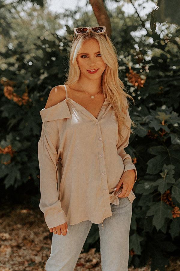 Central Avenue Satin Top Product Image