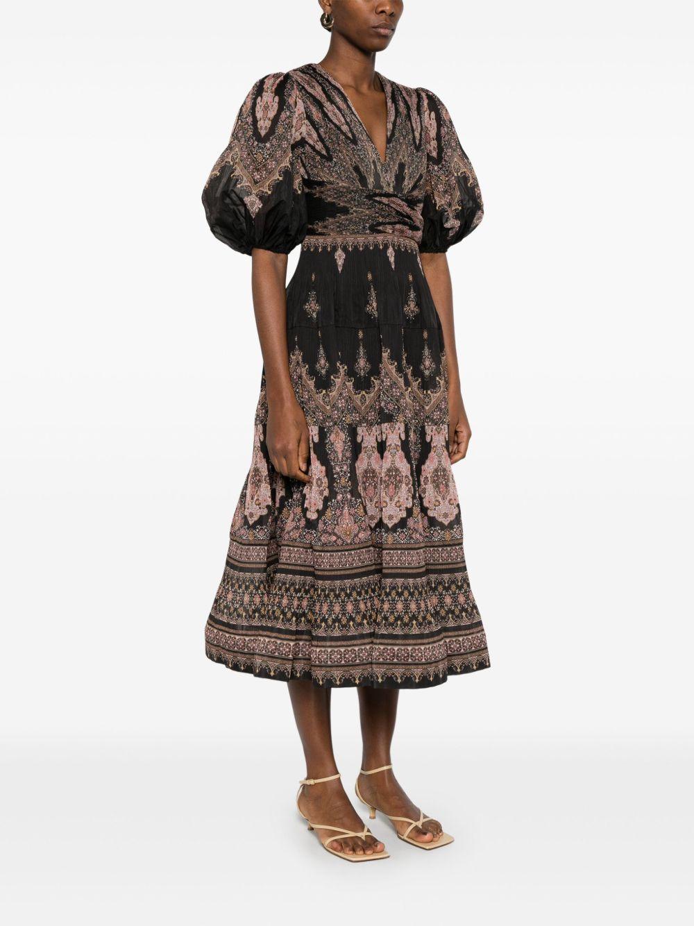 pleated midi dress Product Image