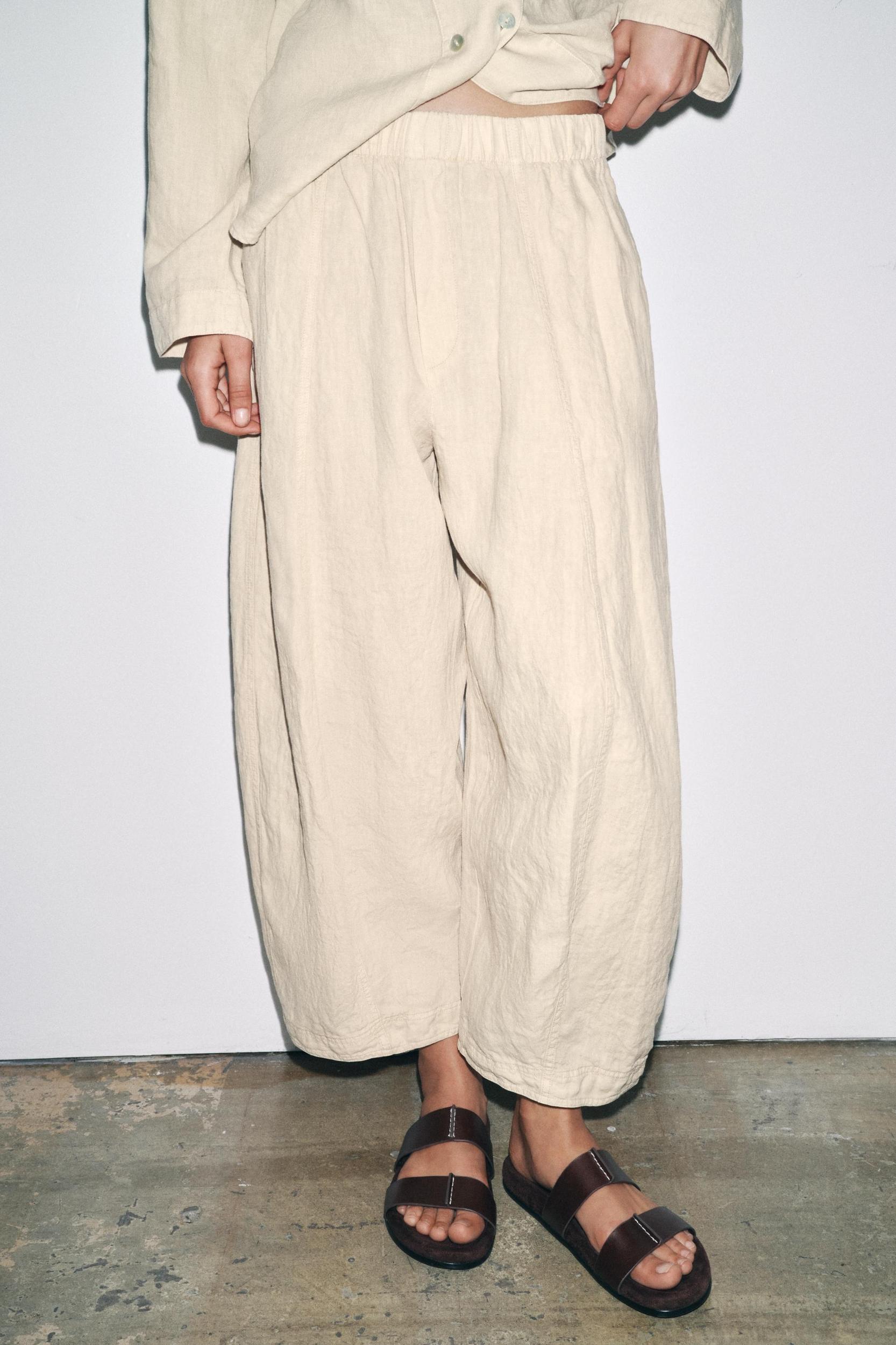 ZW COLLECTION LINEN PANTS Product Image