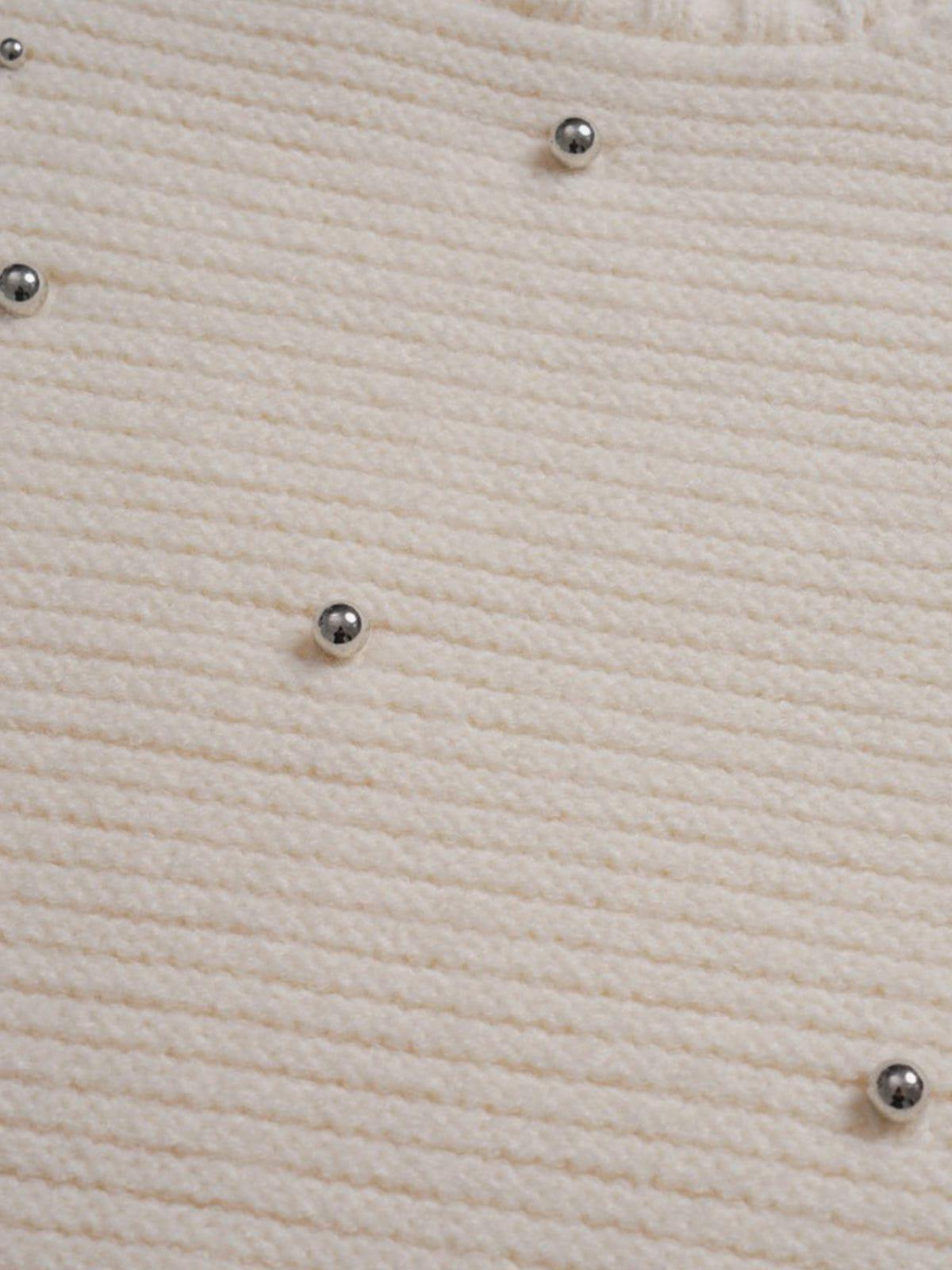 Aelfric Eden Pearl Embellished Boxy Sweater Product Image