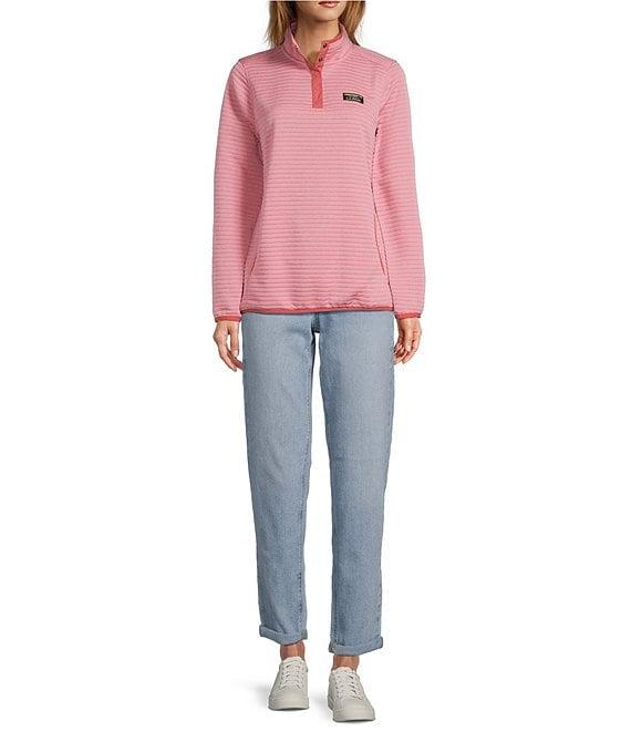 L.L.Bean Woven Thermal Efficient Airlight Knit Pullover Product Image