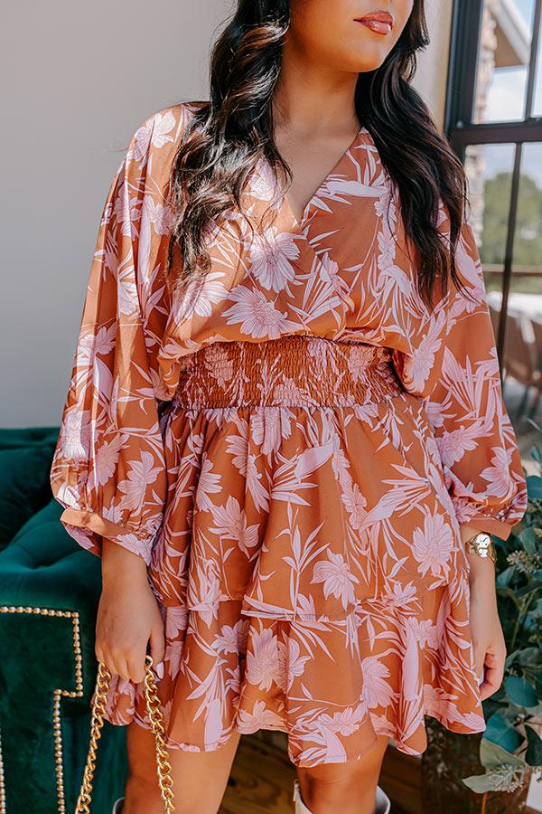 Flirtatious Outing Floral Mini Dress Product Image