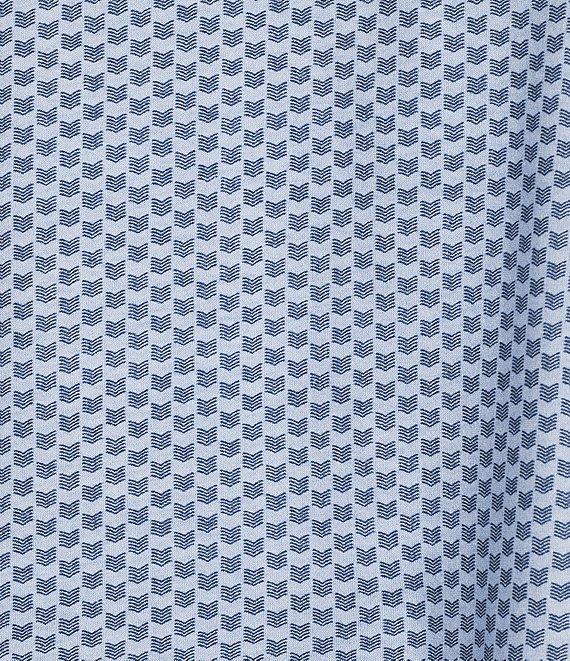 Cremieux Blue Label Classic Fit Stretch Jersey Geometric Print Short Sleeve Polo Shirt Product Image