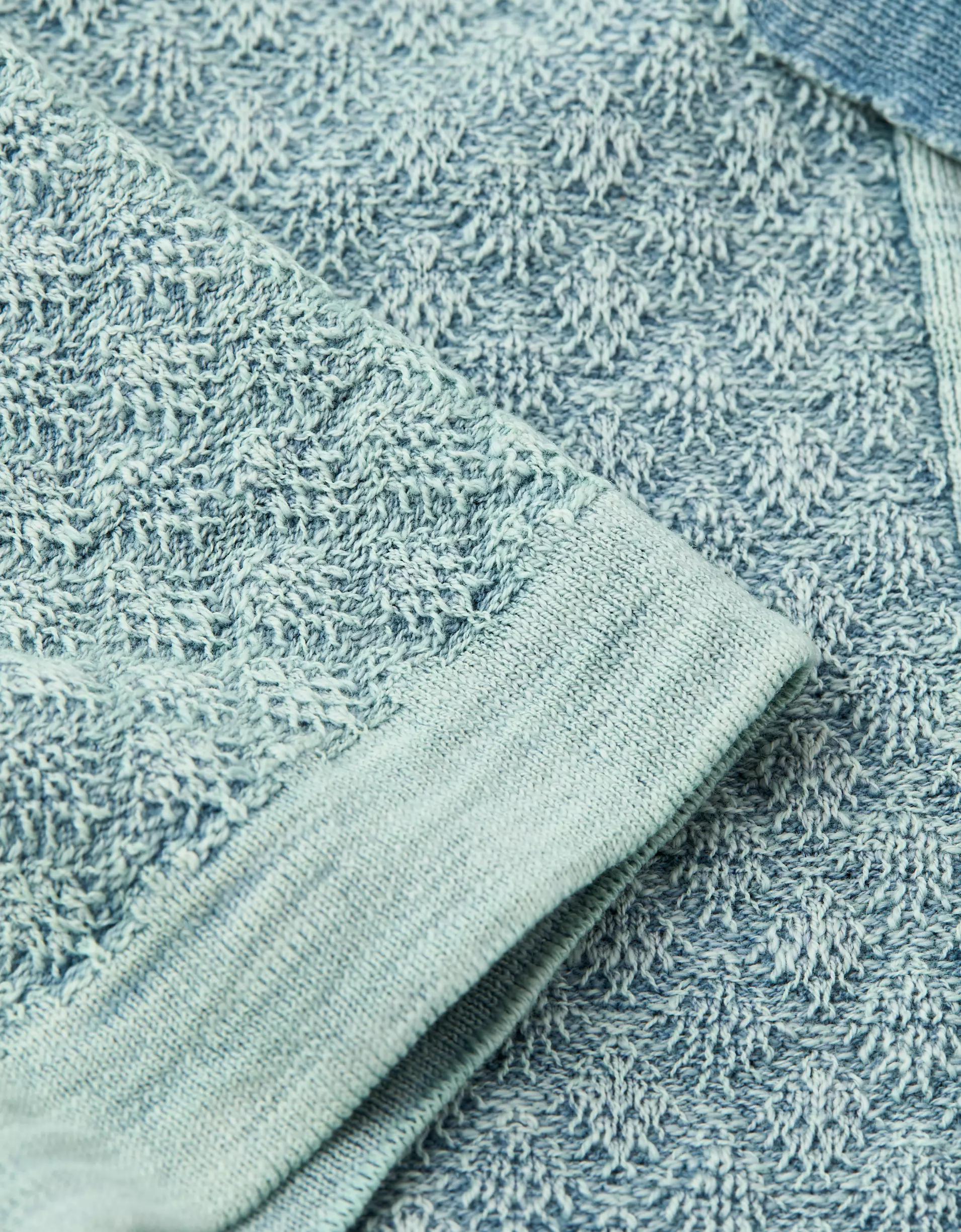 AE Weekend Jacquard Button-Up Sweater Polo Shirt Product Image