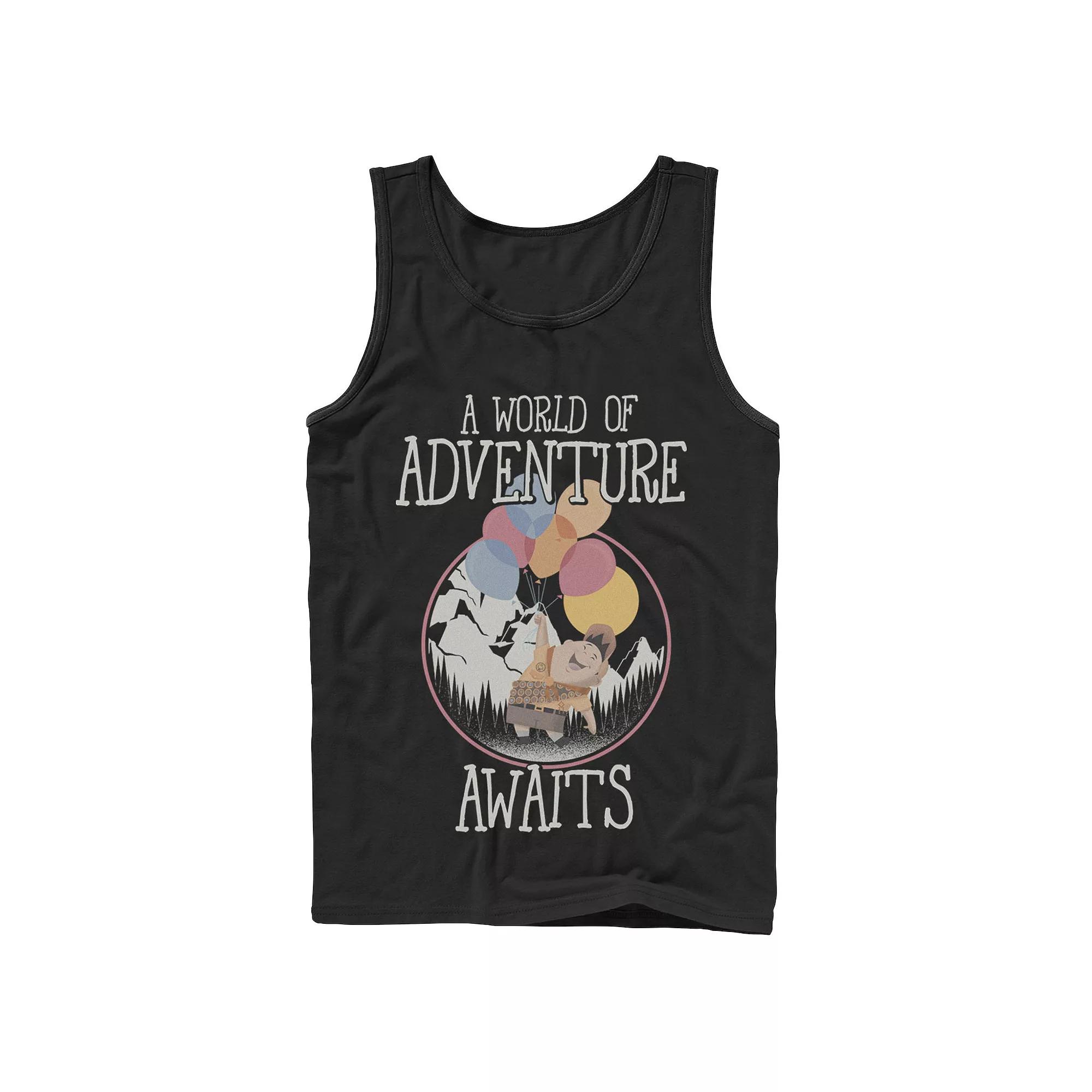 Disney / Pixar's Up Russel Men's Adventure Awaits Tank Top,  Product Image