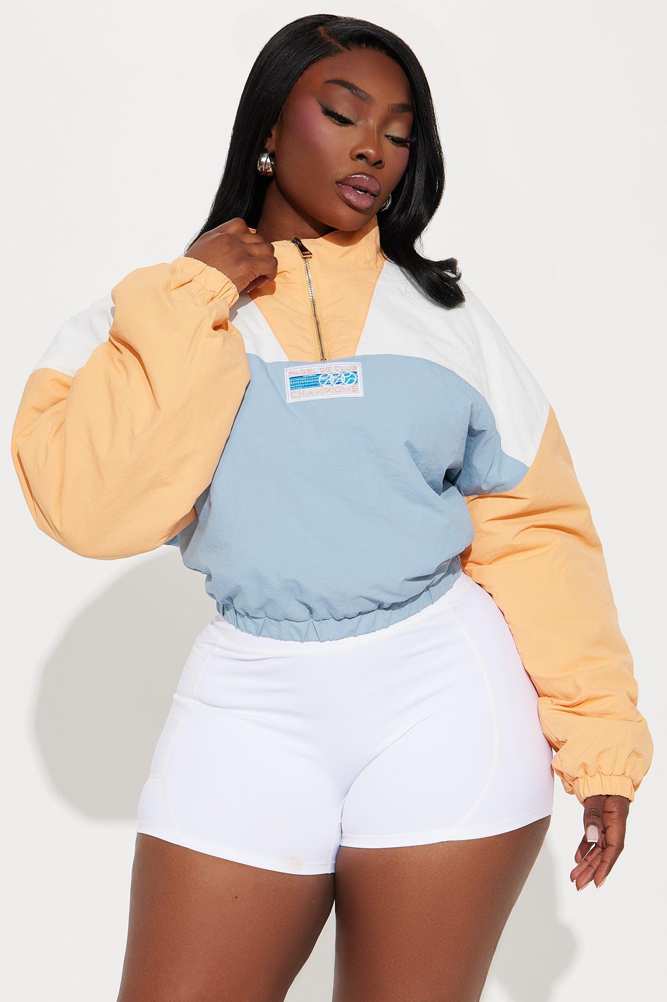 Champions Quarter Zip Varsity Jacket - Multi Color Female Product Image