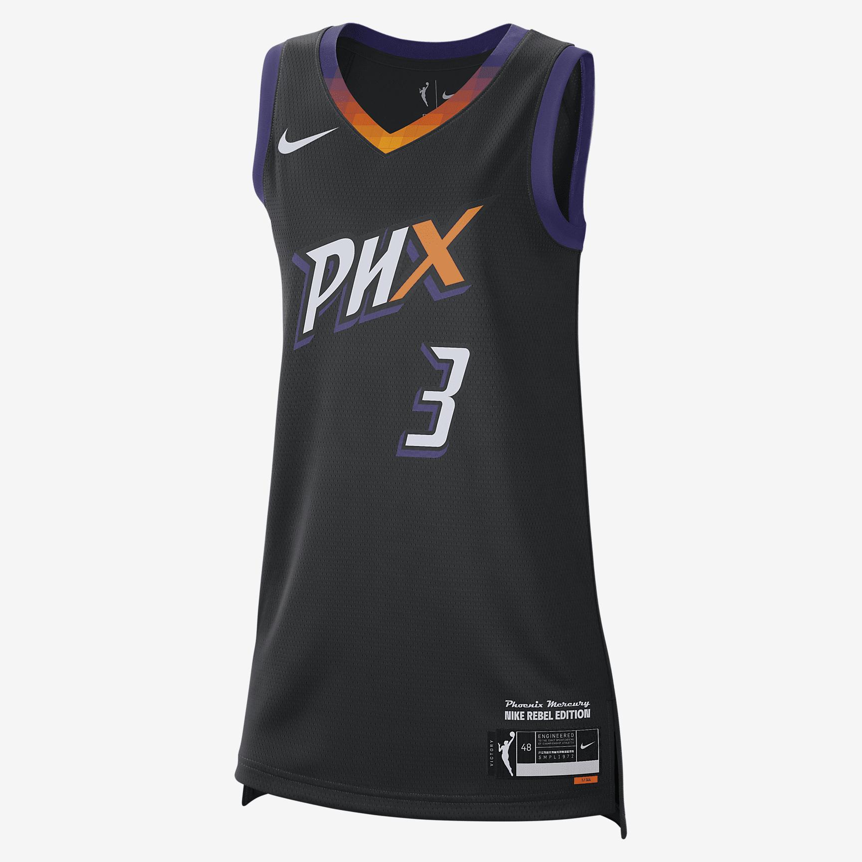 Diana Taurasi Phoenix Mercury 2024 Rebel Edition Nike Women's Dri-FIT WNBA Victory Jersey Product Image