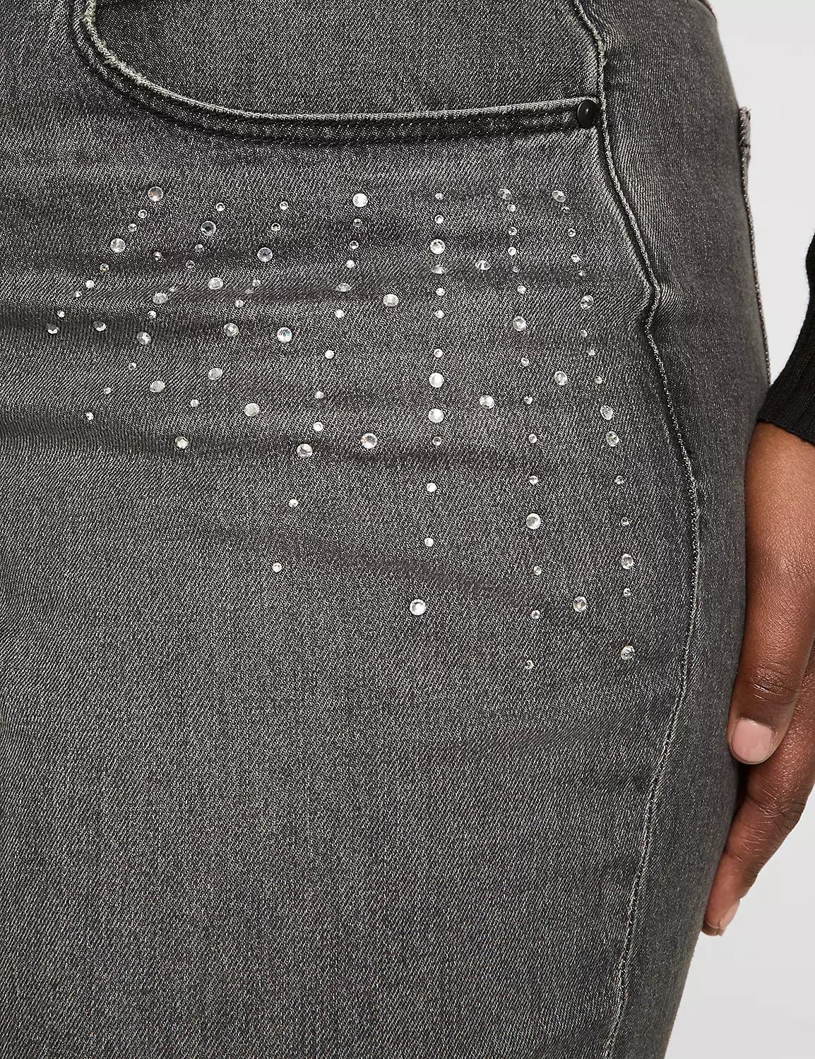 Boyfriend Fit Embellished-Pocket Jean Product Image