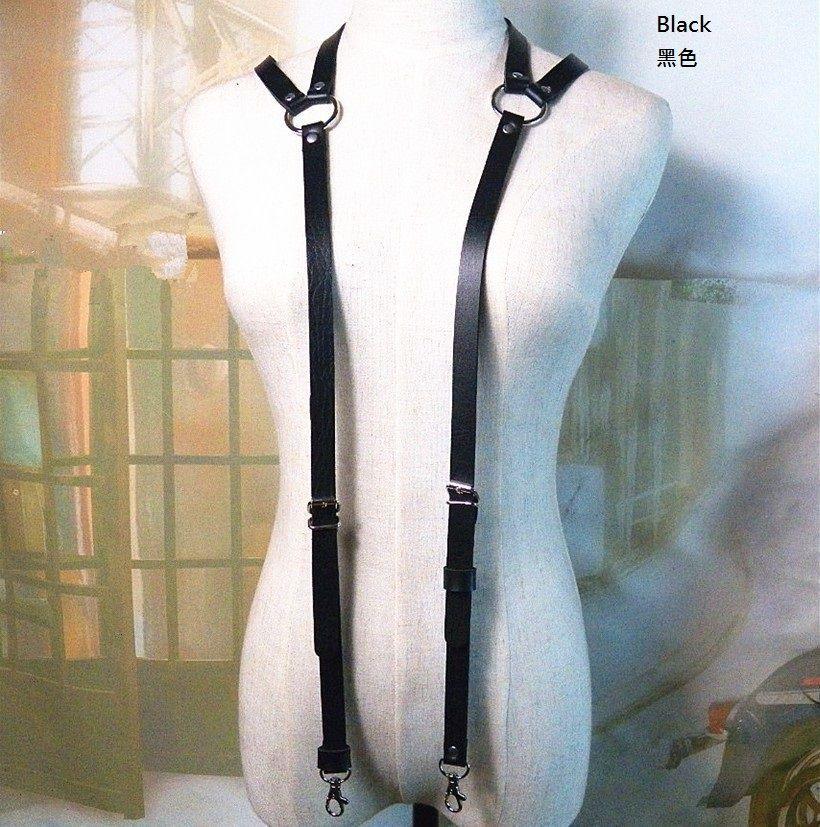 Heart Faux Leather Body Harness Lingerie Costume Product Image