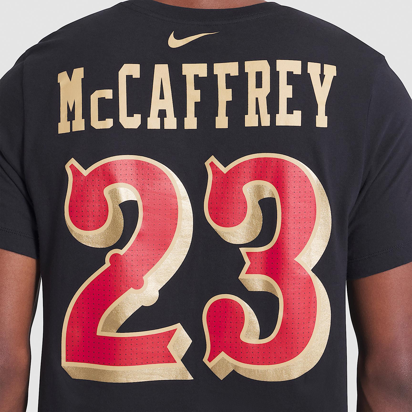 Christian McCaffrey San Francisco 49ers Rivalries Collection Nike Men's NFL T-Shirt Product Image