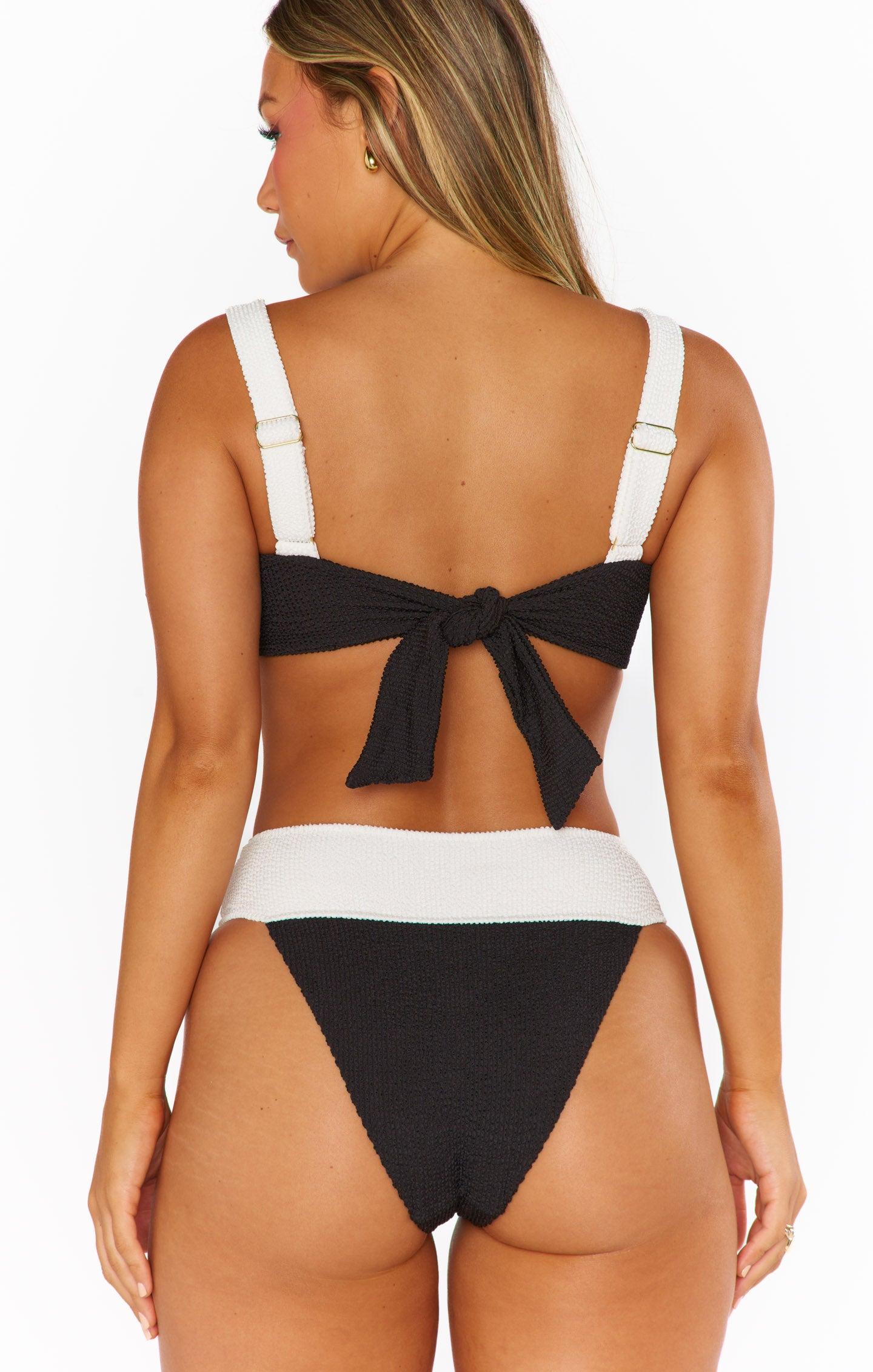 Aruba Top ~ Domino Colorblock Scrunch Product Image