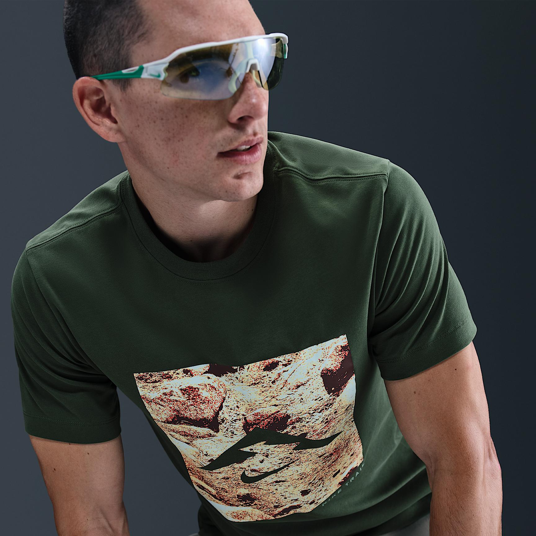 Nike Mens Dri-FIT Trail Running T-Shirt | HV4148-133 Product Image