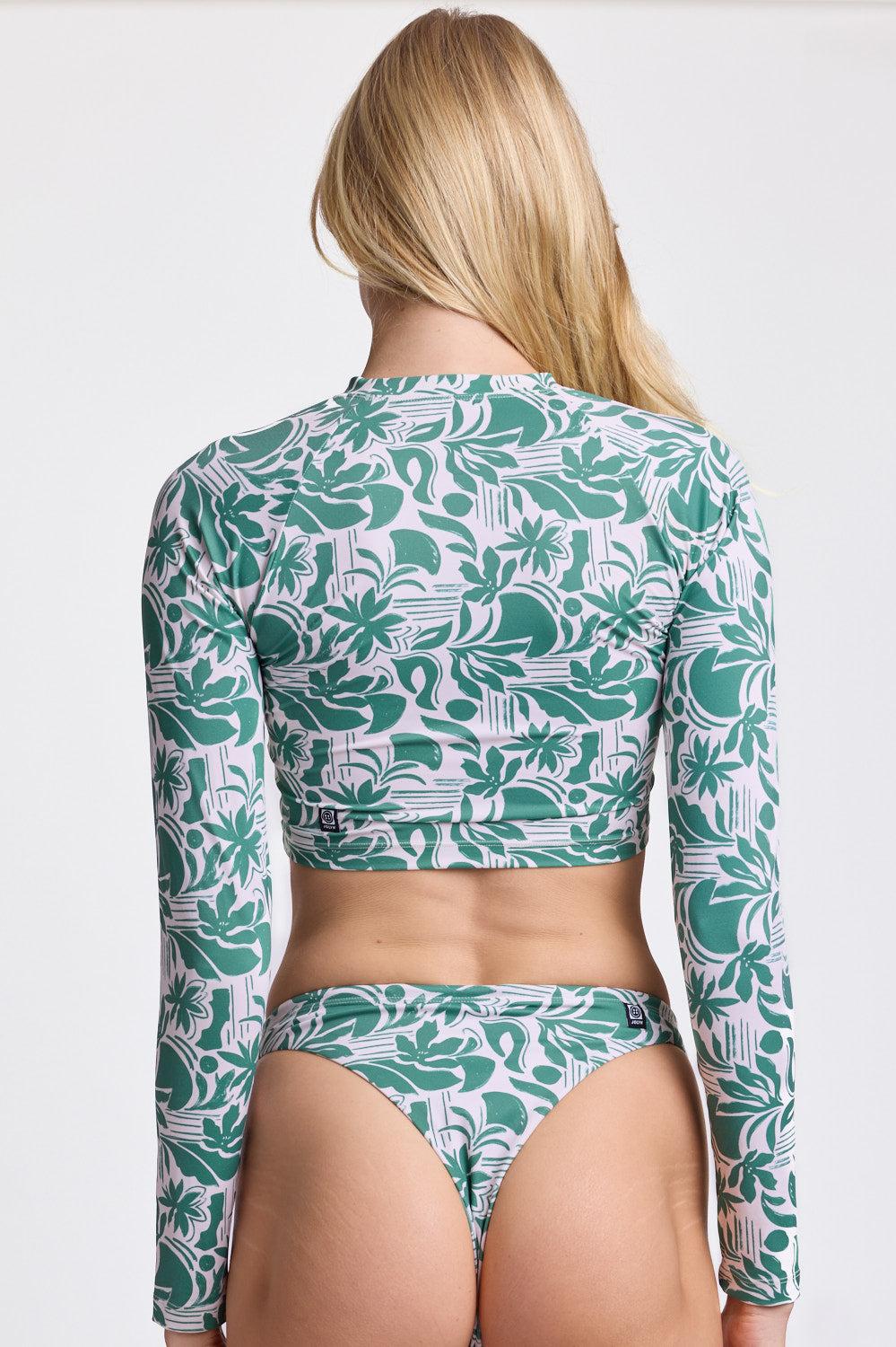 Moana Long Sleeved Crop Rashguard - Vista Product Image