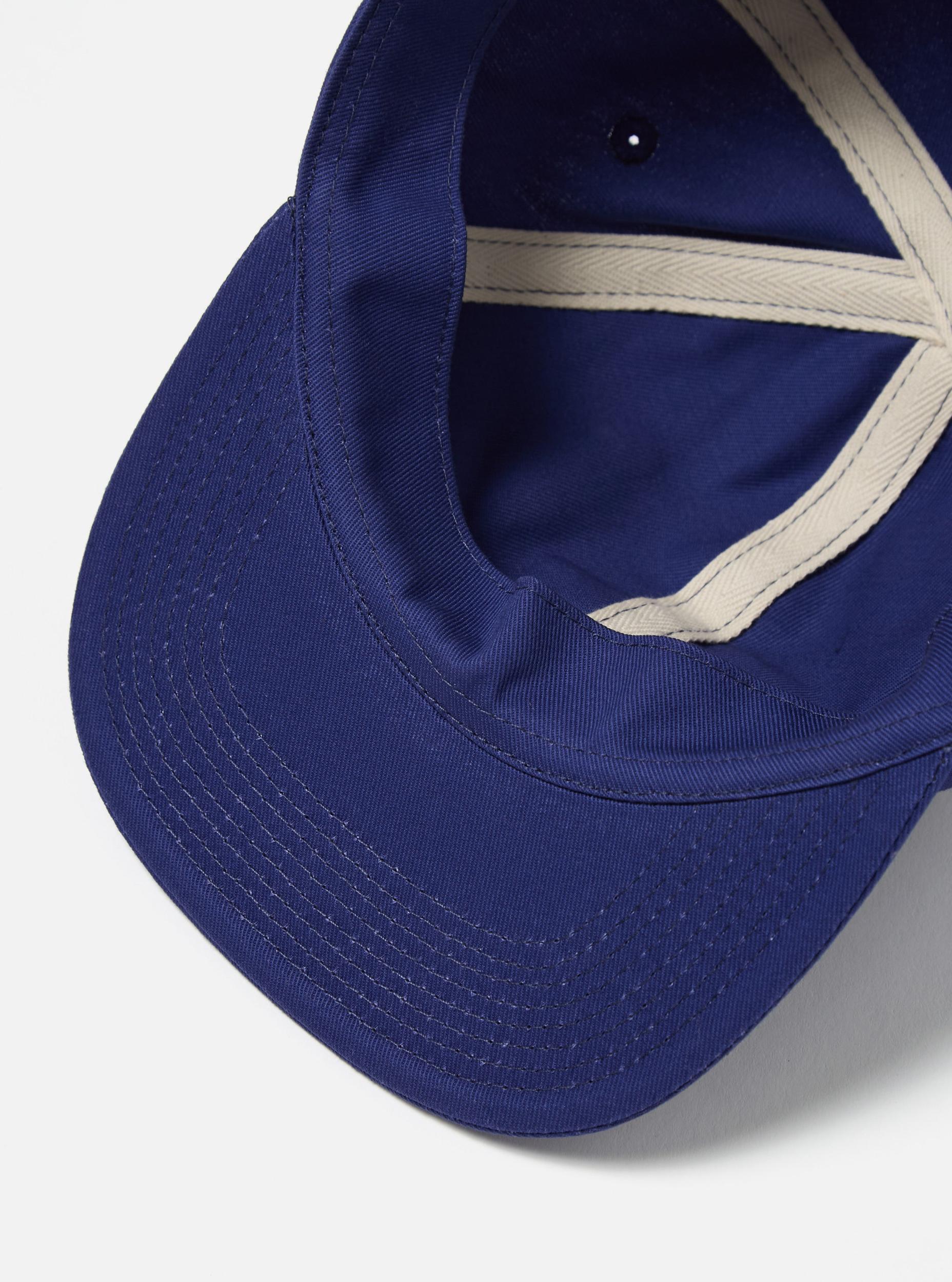 Universal Works Baseball Hat in Bright Navy Twill Cotton Product Image
