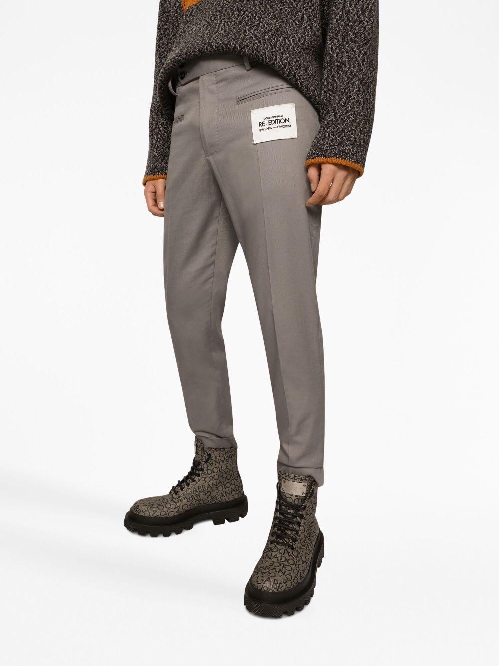 pressed-crease cropped trousers Product Image