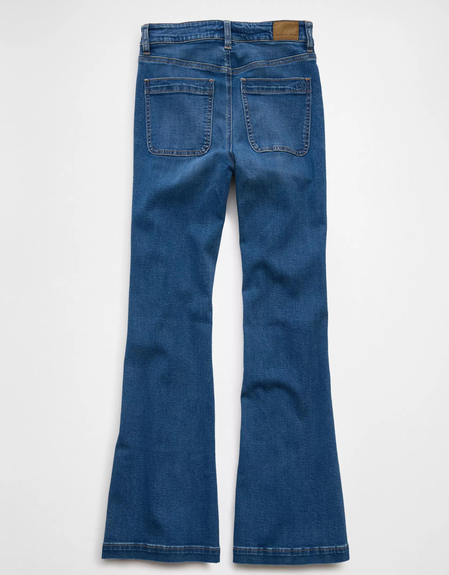 AE Next Level Super High-Waisted Flare Jean Product Image
