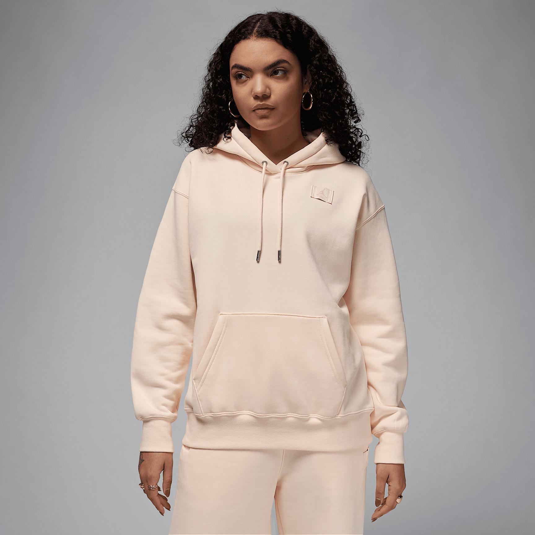 Jordan Flight Fleece Women's Satin-Lined Pullover Hoodie Product Image