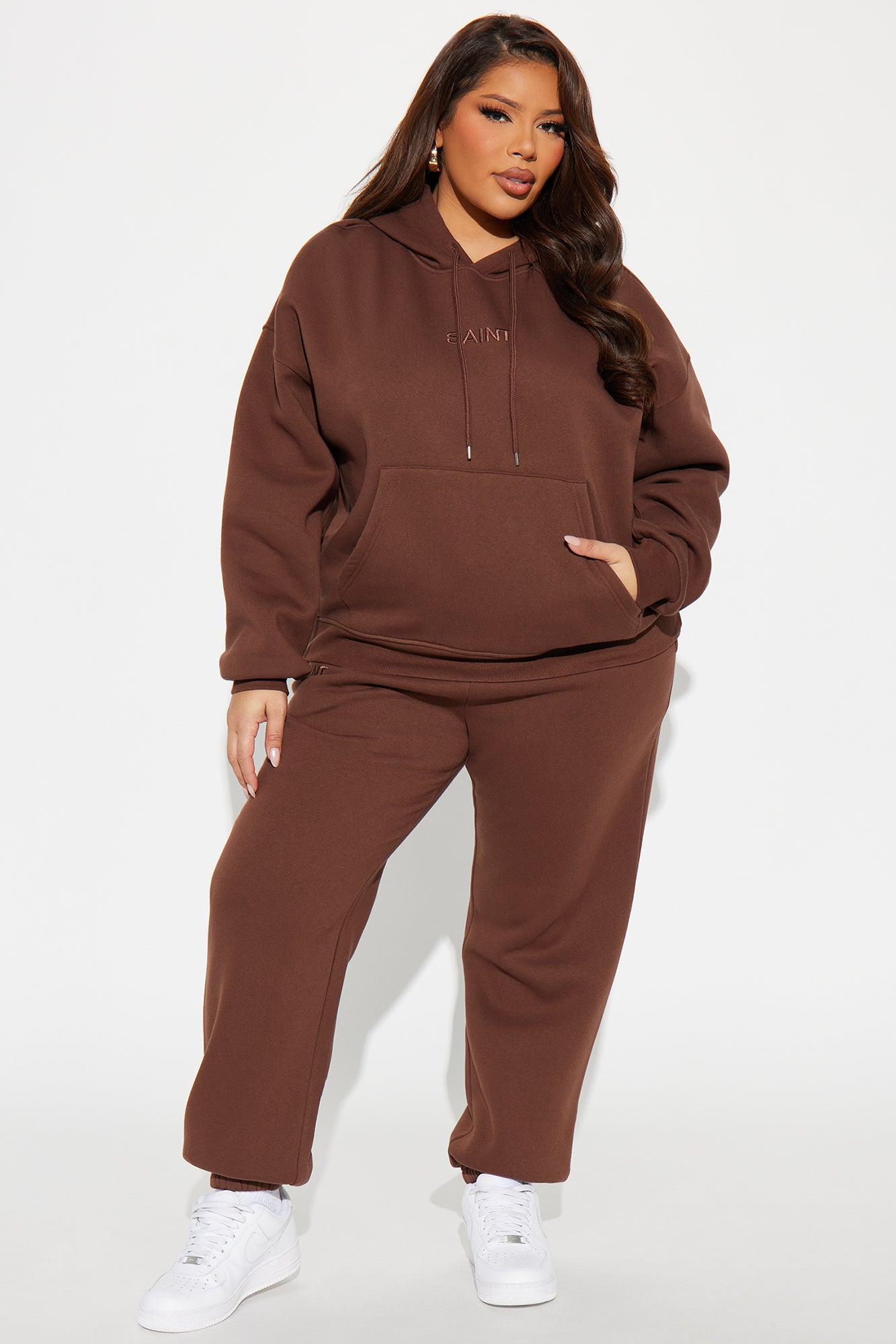 Saint Sweatpant Set - Chocolate Product Image