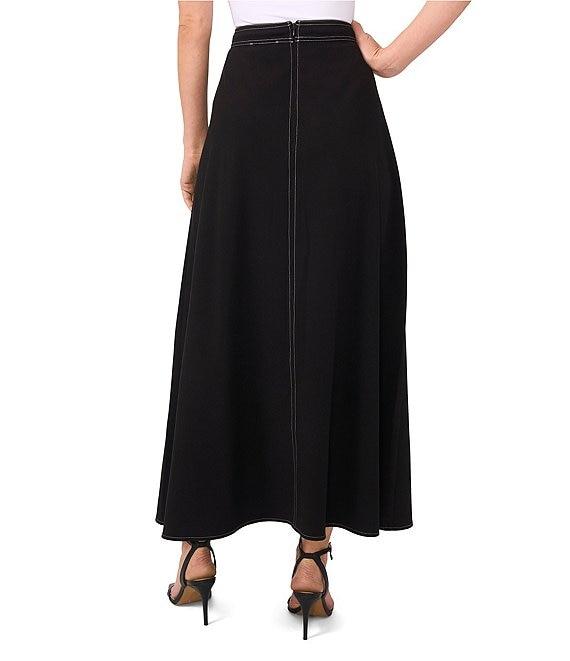 Vince Camuto Stretch Crepe A-Line Maxi Skirt Product Image