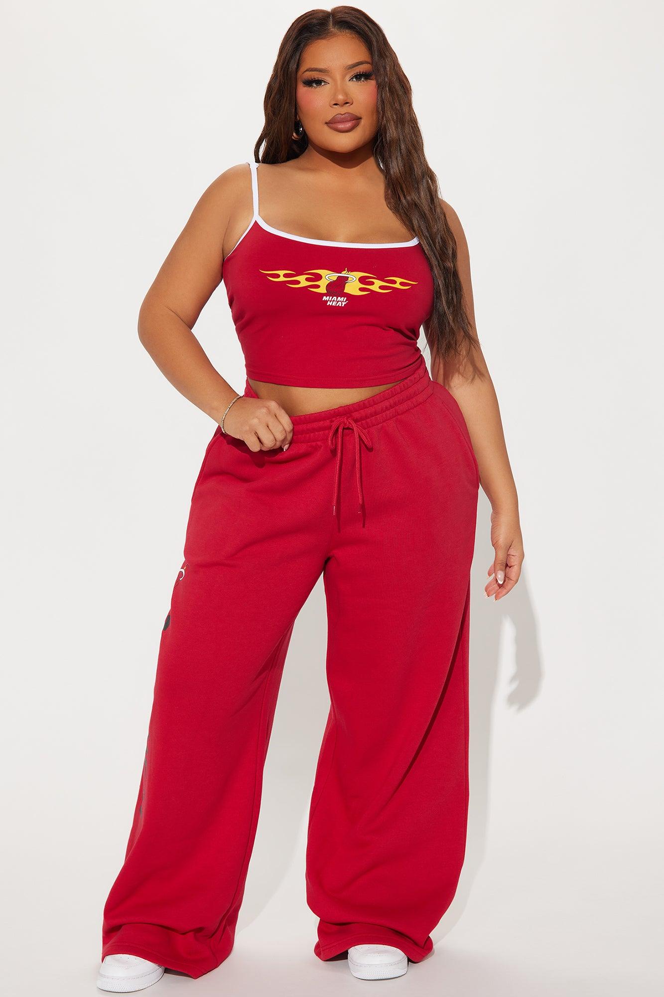 Miami Heat Halftime Top - Red Product Image